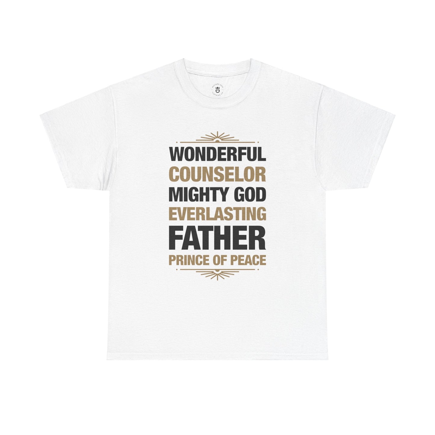 "Titles of Christ" Unisex Heavy Cotton Tee