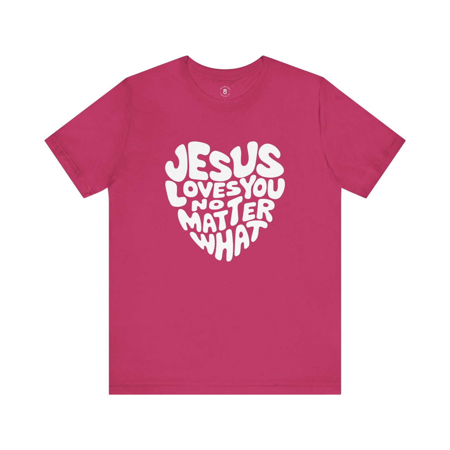 "Jesus Loves You" Women's Jersey Short Sleeve Tee