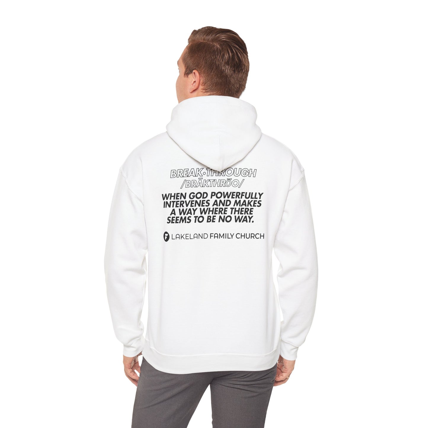 “Breakthrough” Unisex Heavy Blend™ Hooded Sweatshirt