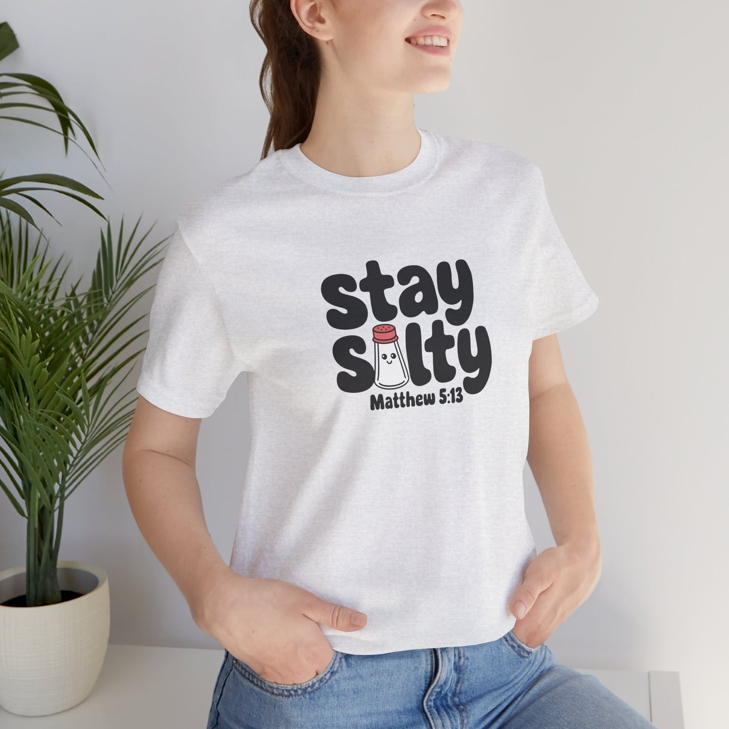 "Stay Salty" Women's Jersey Short Sleeve Tee