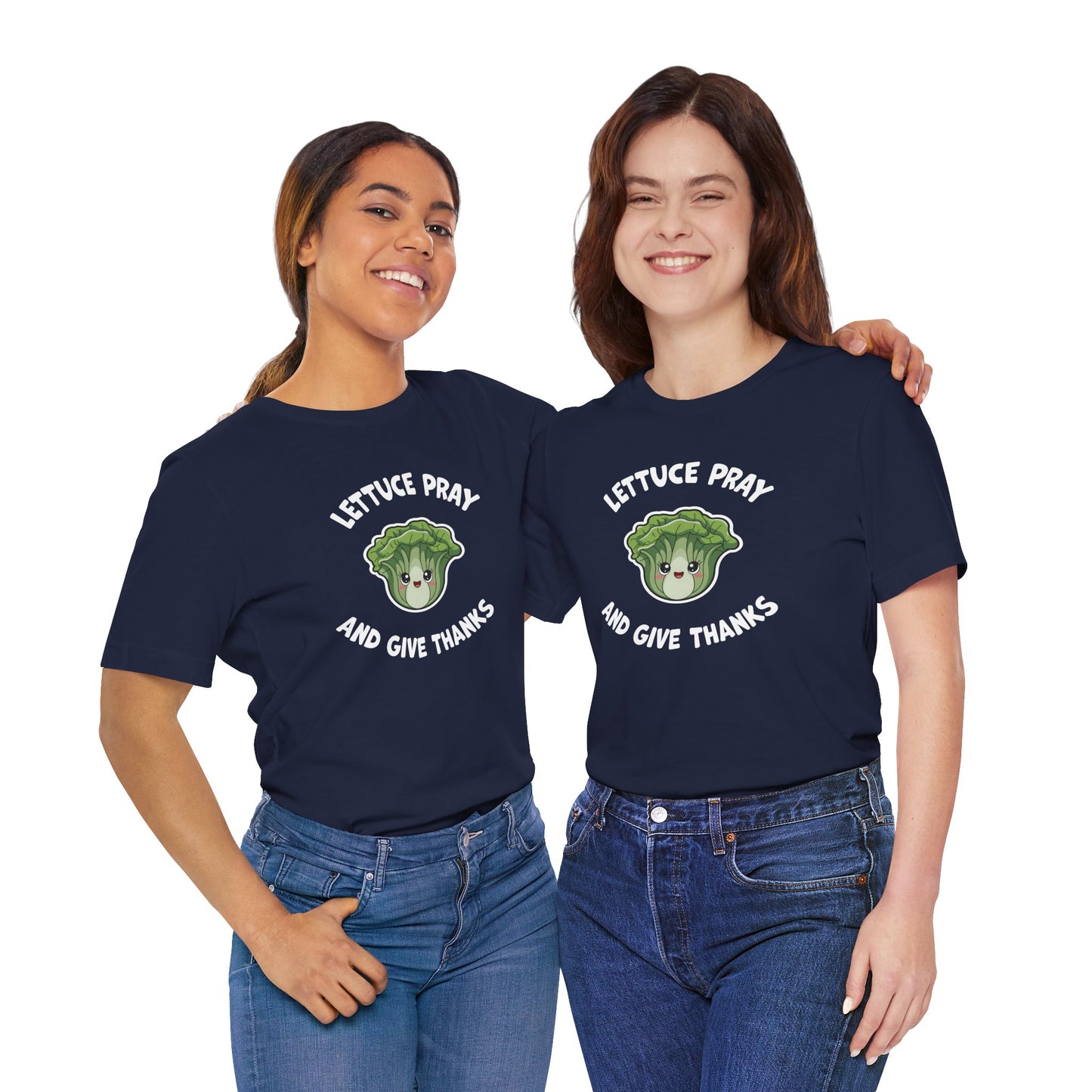 "Lettuce Pray" Women's Jersey Short Sleeve Tee
