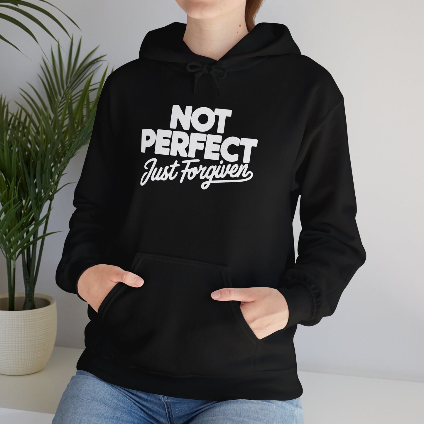 “Not Perfect” Unisex Heavy Blend™ Hooded Sweatshirt