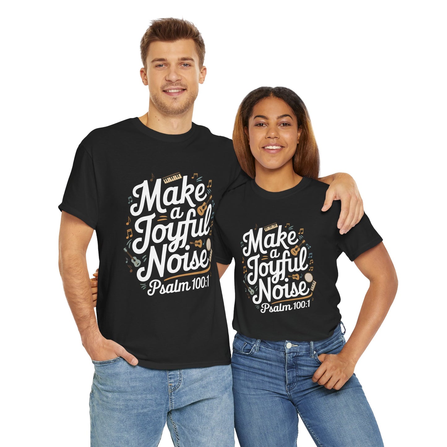 "Joyful Noise" Unisex Heavy Cotton Tee