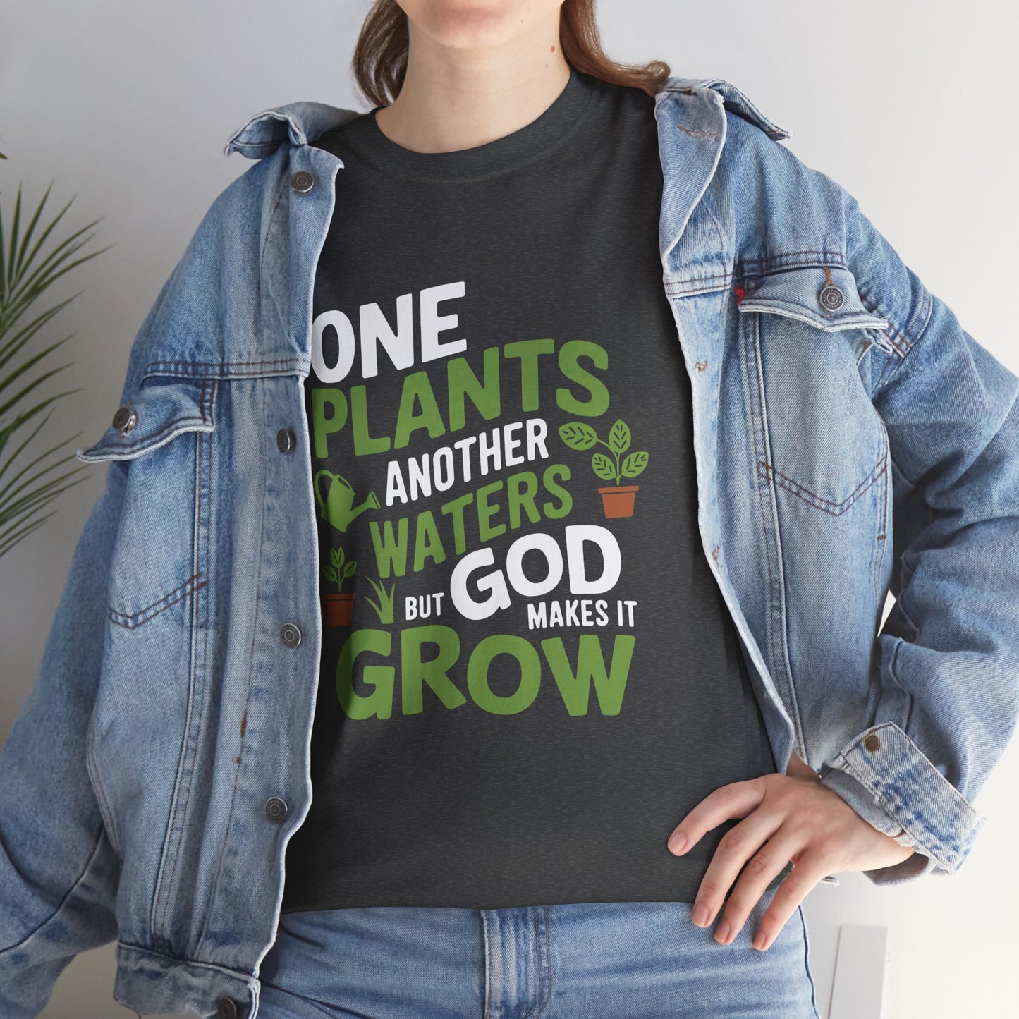 "One Plants" Unisex Heavy Cotton Tee