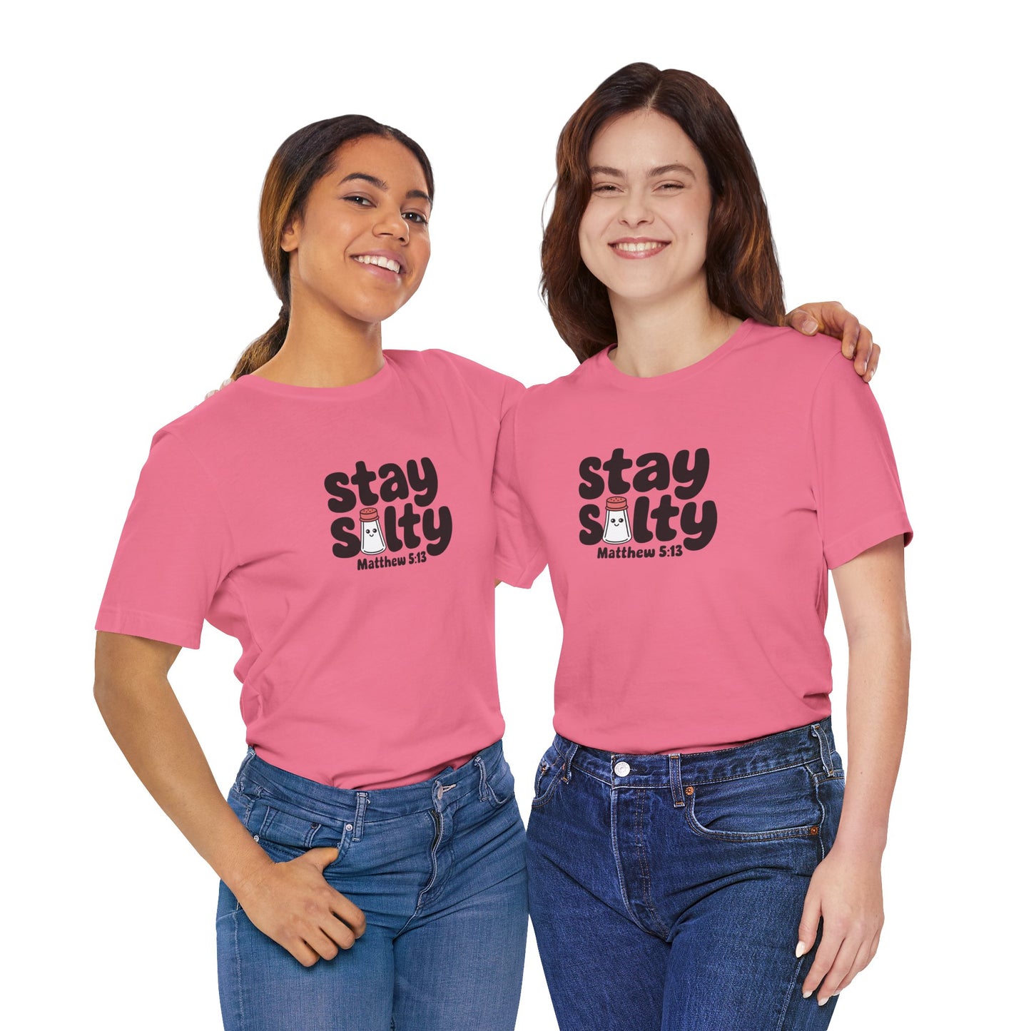 "Stay Salty" Women's Jersey Short Sleeve Tee