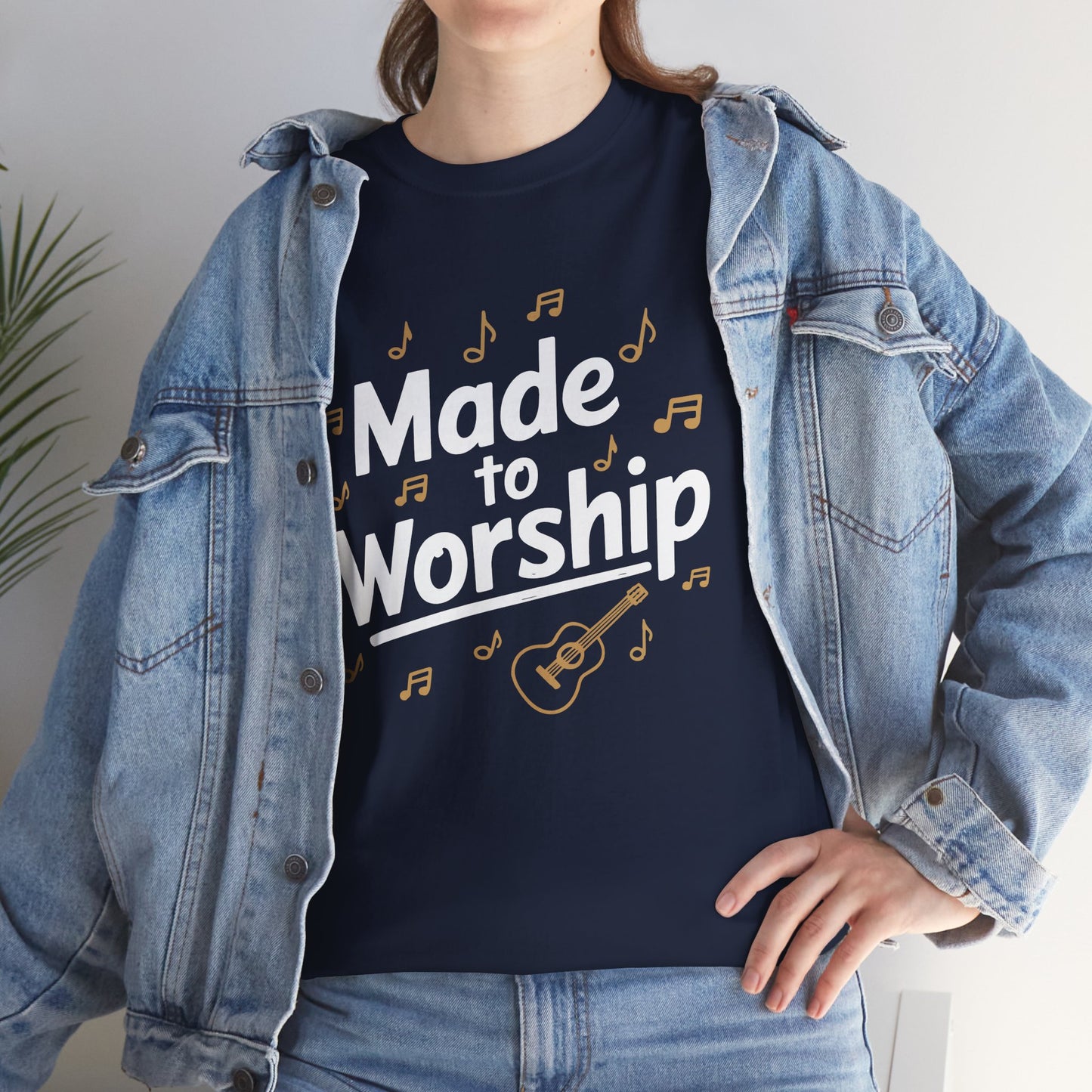"Made to Worship" Unisex Heavy Cotton Tee