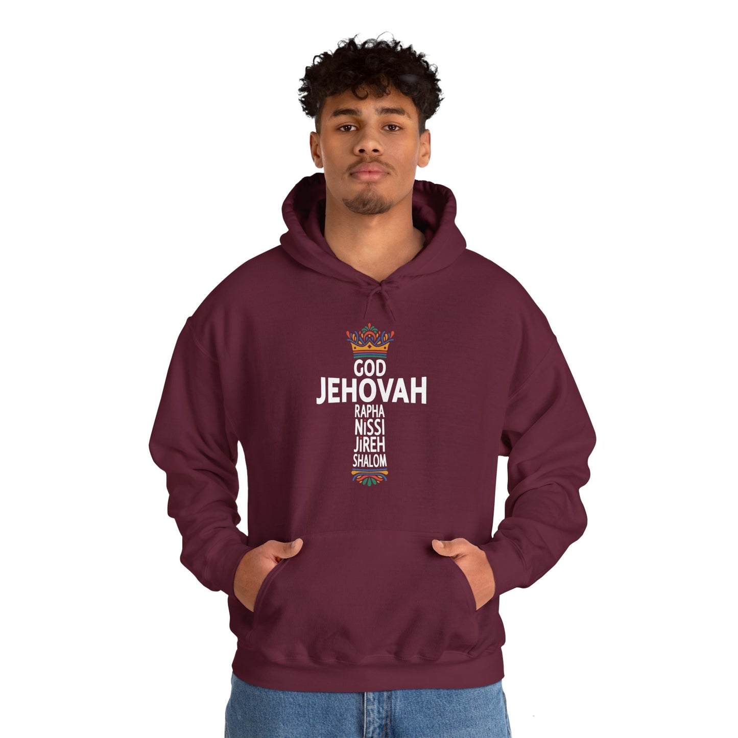 “Names of God” Unisex Heavy Blend™ Hooded Sweatshirt