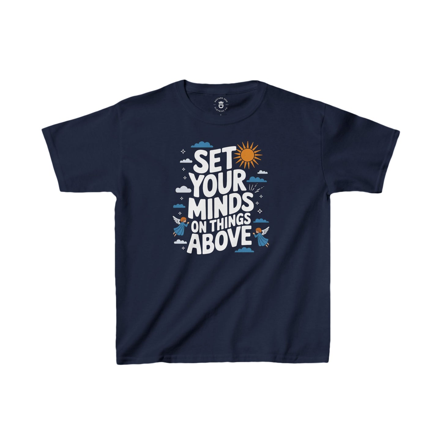 "Set Your Minds" Kids Heavy Cotton™ Tee