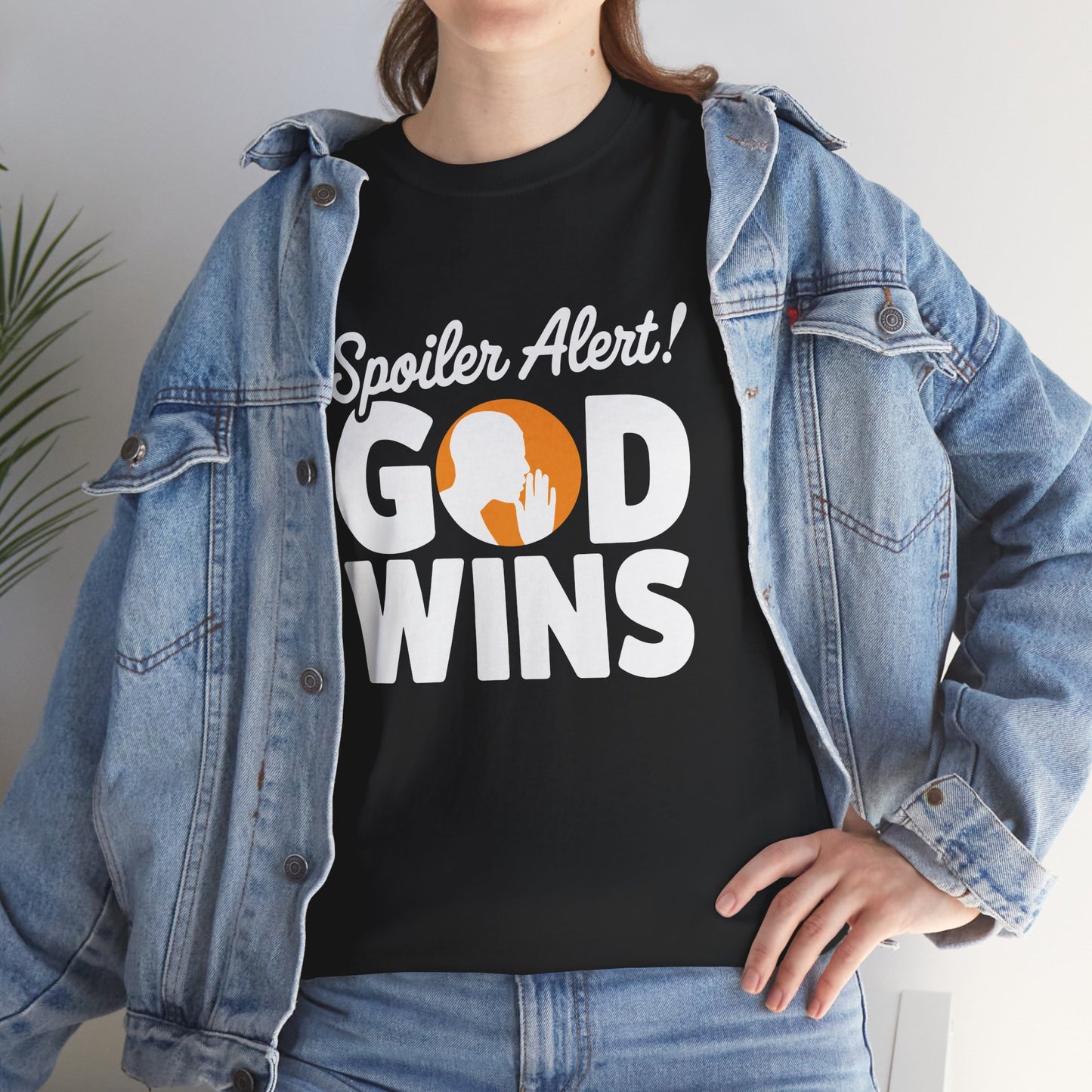 "God Wins" Unisex Heavy Cotton Tee