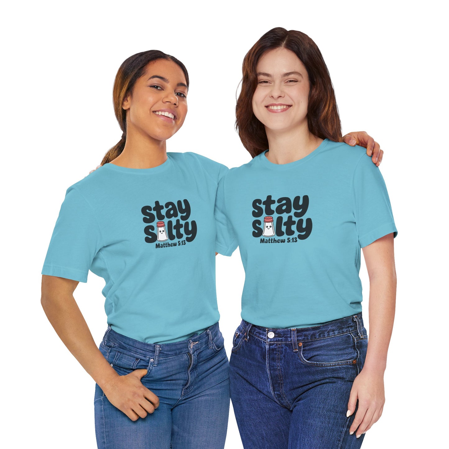 "Stay Salty" Women's Jersey Short Sleeve Tee