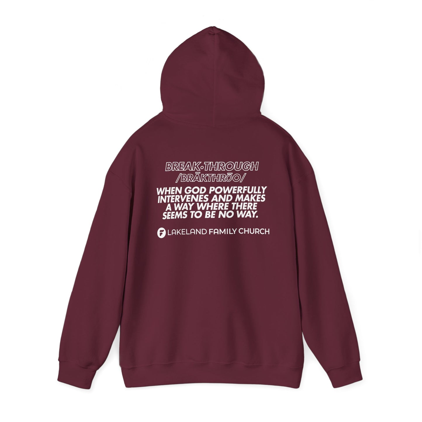“Breakthrough” Unisex Heavy Blend™ Hooded Sweatshirt