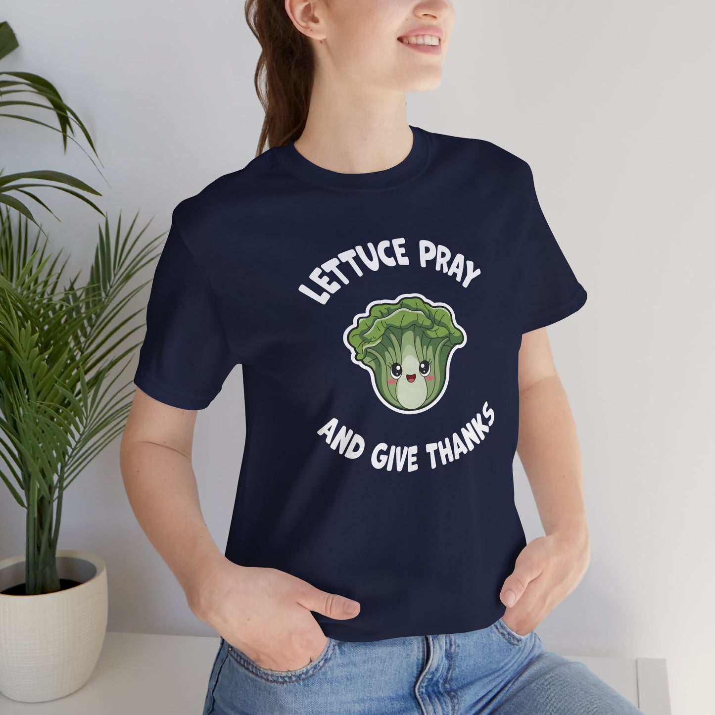 "Lettuce Pray" Women's Jersey Short Sleeve Tee