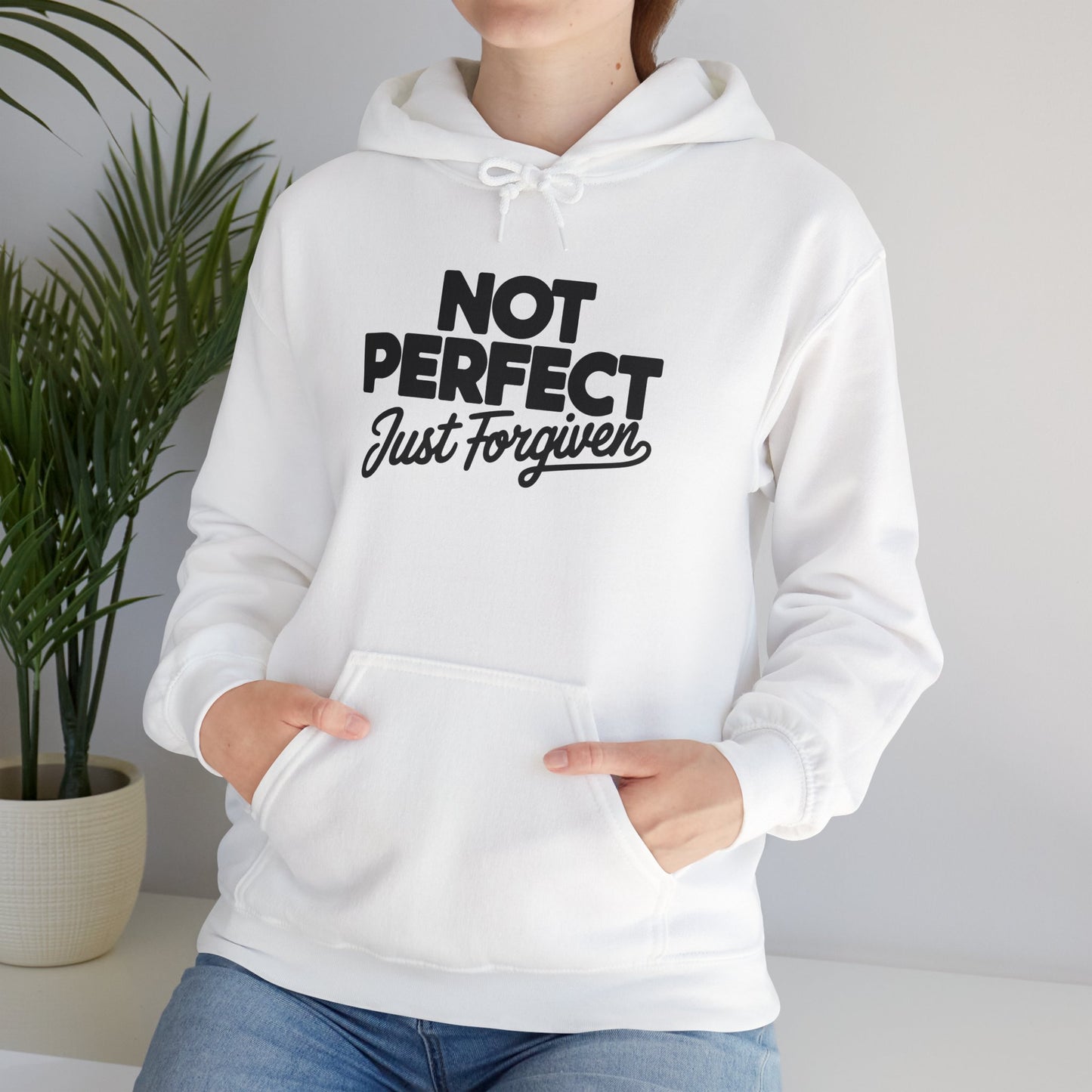 “Not Perfect” Unisex Heavy Blend™ Hooded Sweatshirt