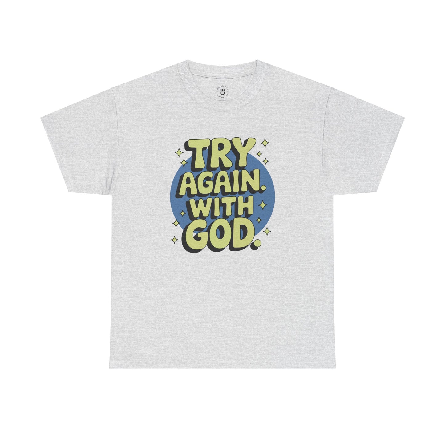 "Try Again" Unisex Heavy Cotton Tee