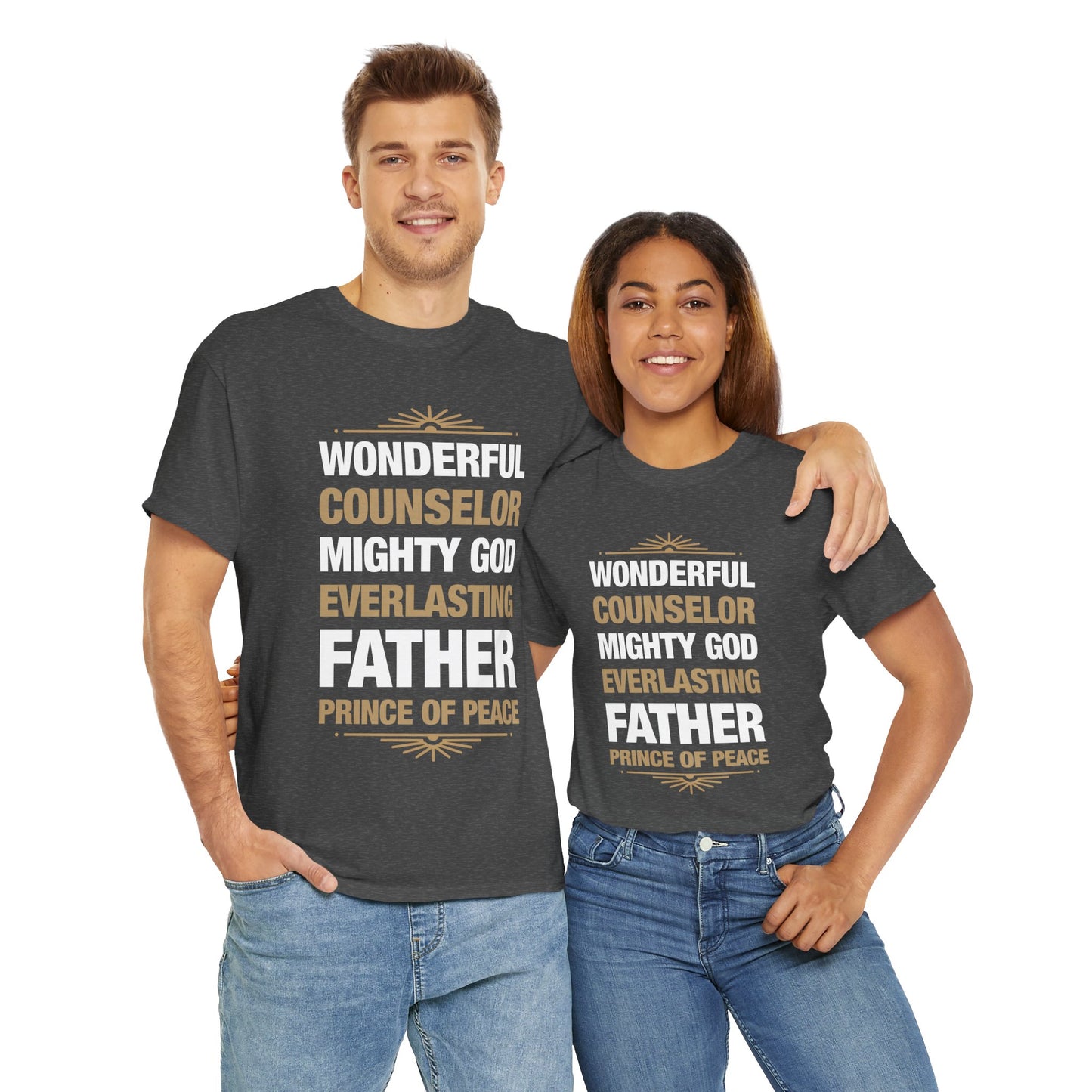 "Titles of Christ" Unisex Heavy Cotton Tee