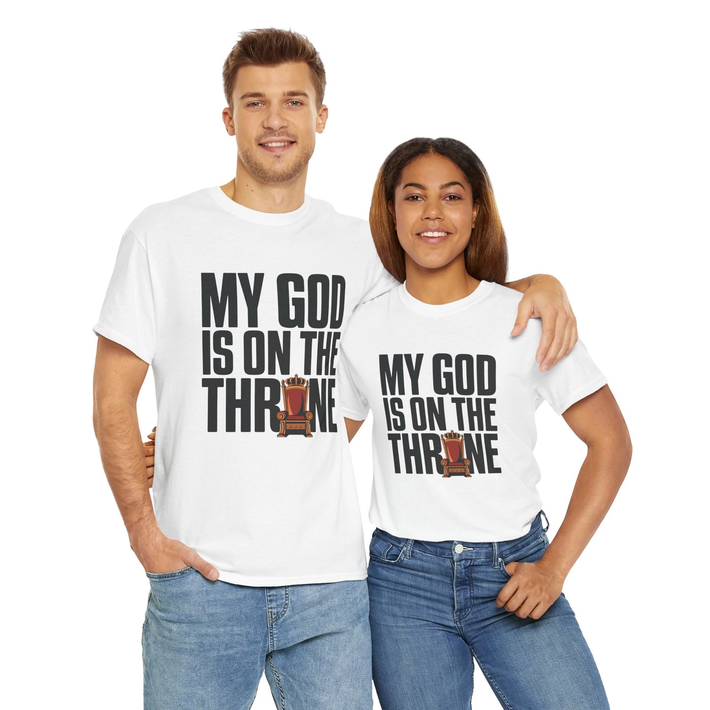 "On the Throne" Unisex Heavy Cotton Tee