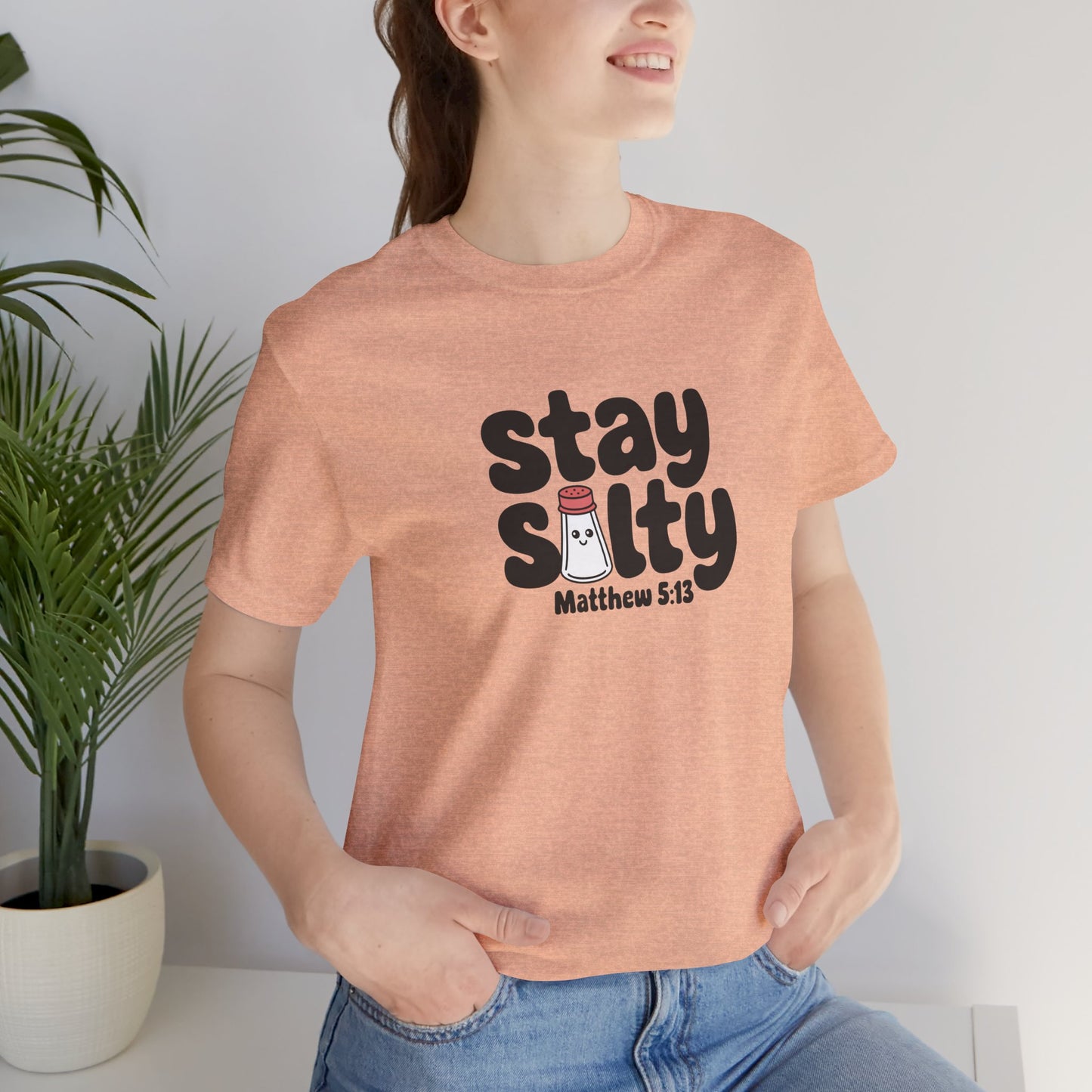 "Stay Salty" Women's Jersey Short Sleeve Tee