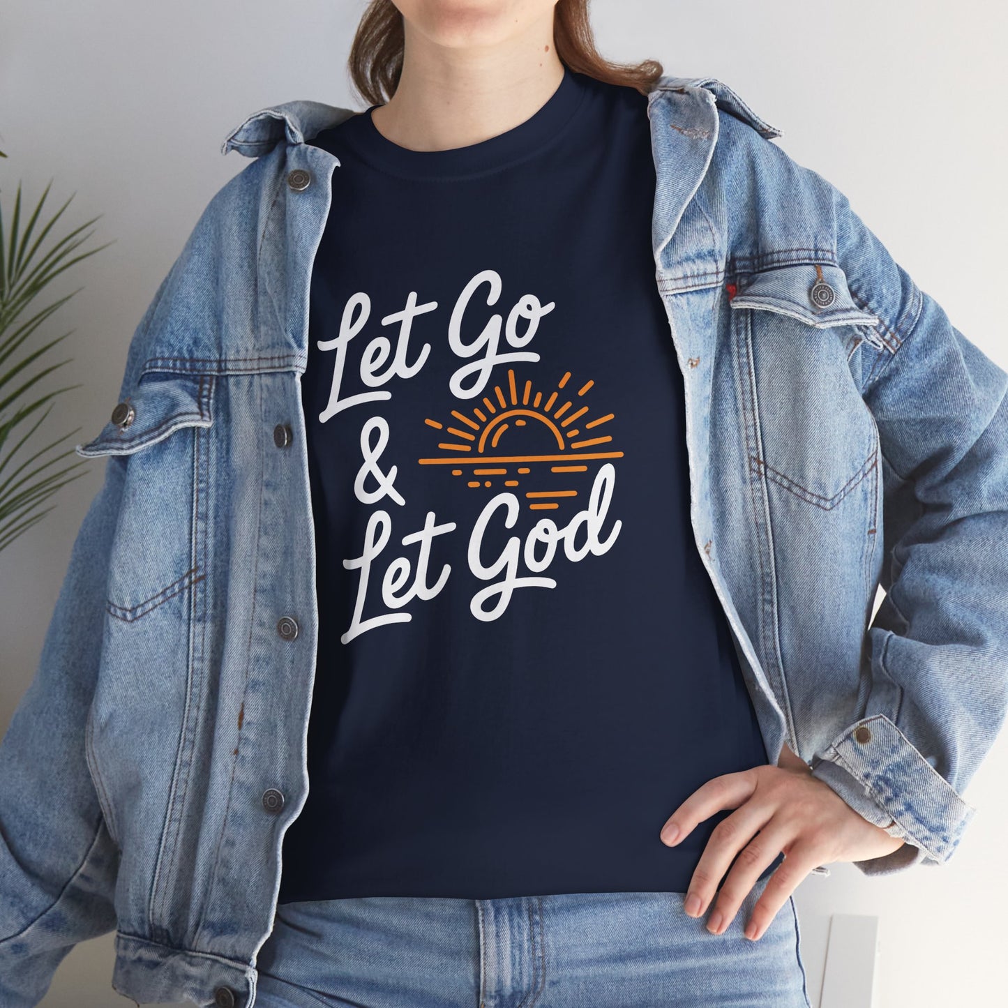 "Let Go & Let God" Unisex Heavy Cotton Tee