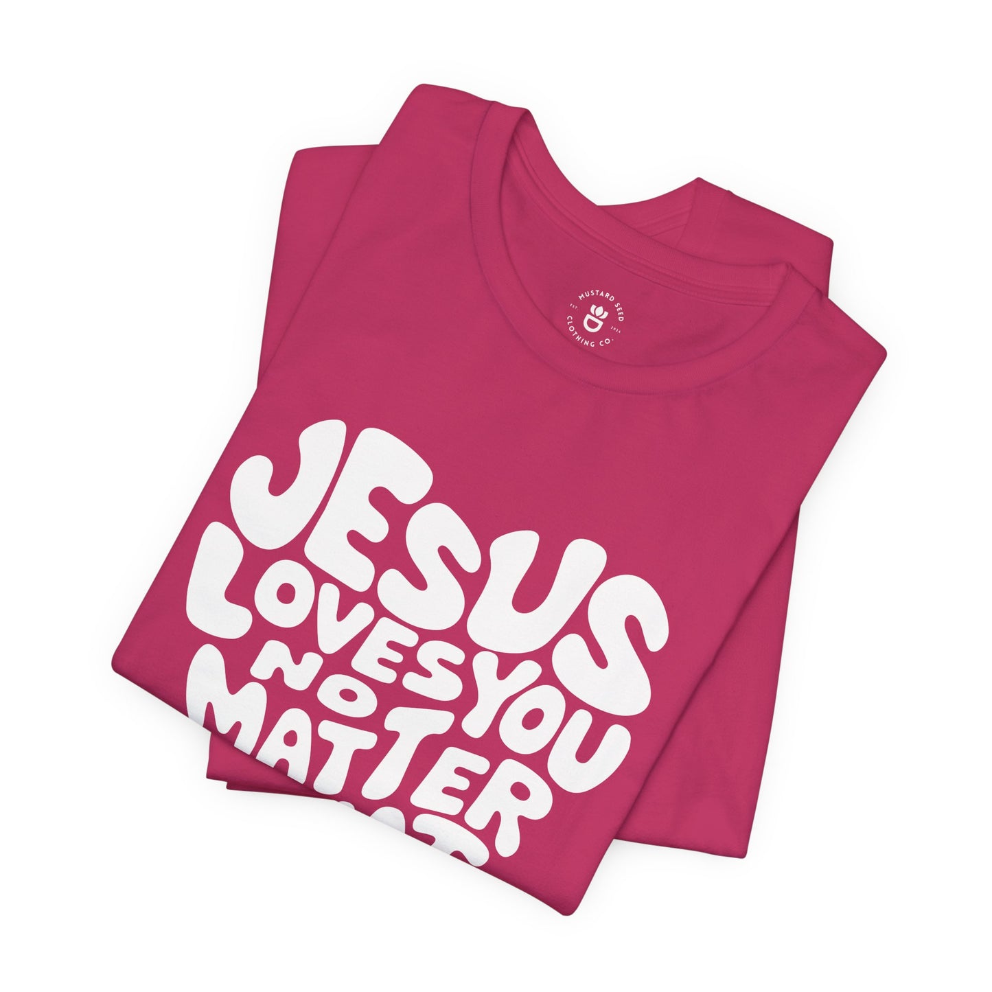 "Jesus Loves You" Women's Jersey Short Sleeve Tee