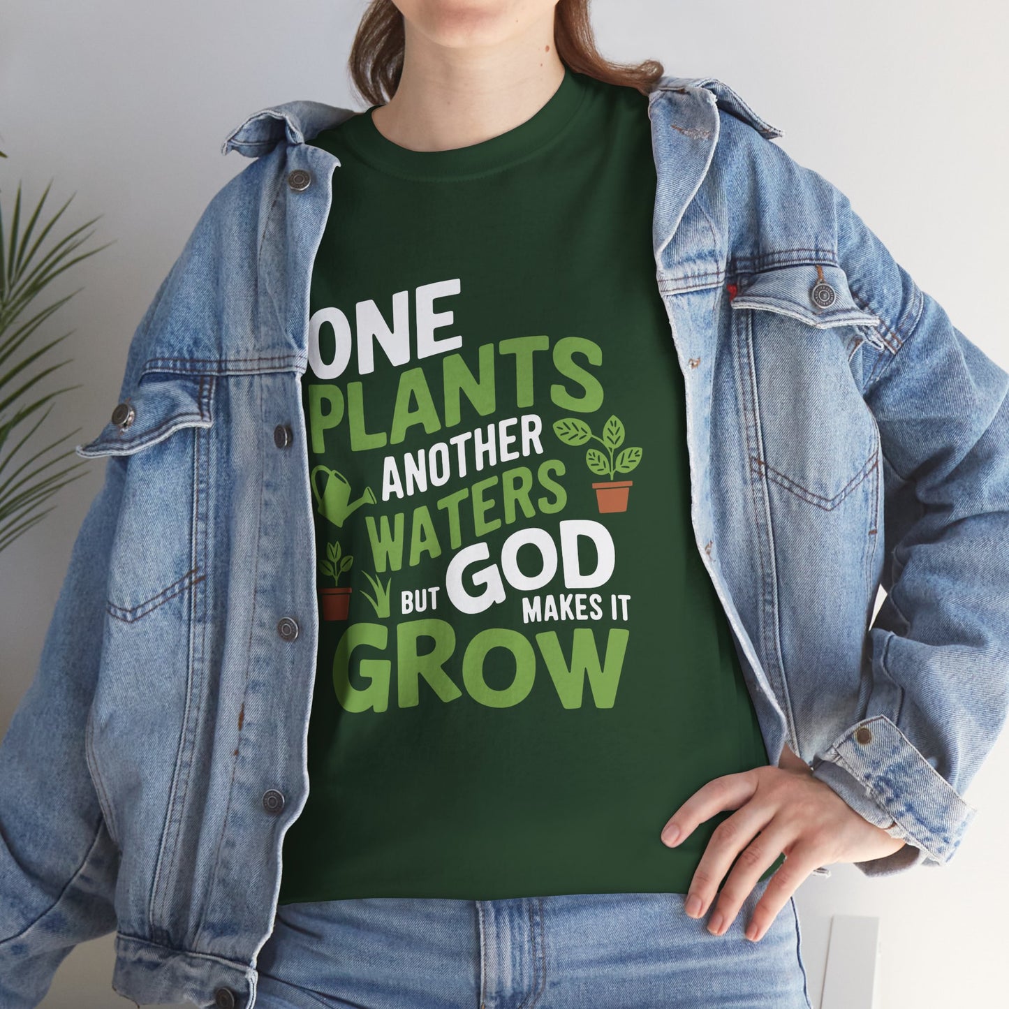 "One Plants" Unisex Heavy Cotton Tee