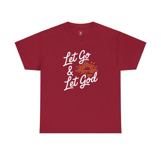 "Let Go & Let God" Unisex Heavy Cotton Tee