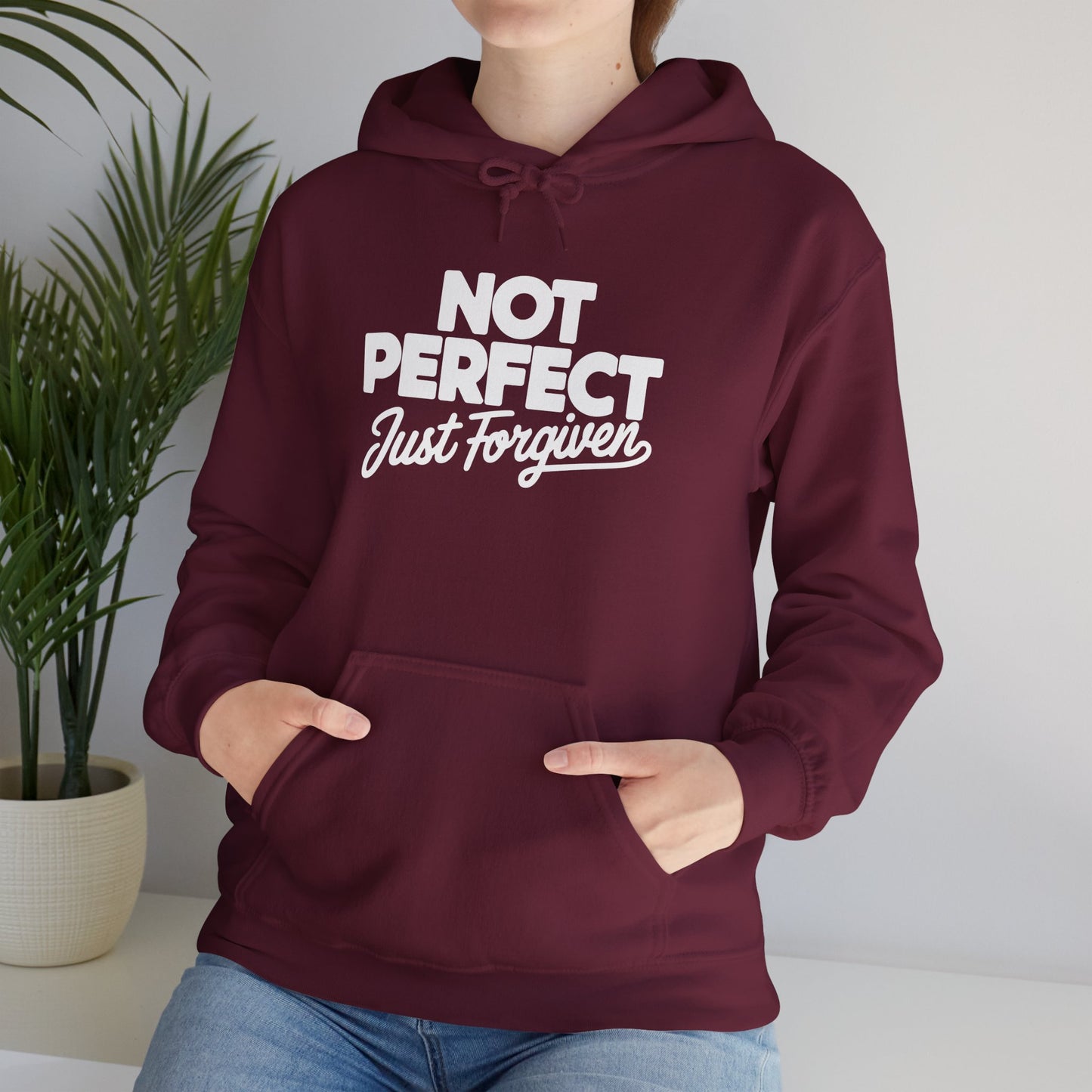 “Not Perfect” Unisex Heavy Blend™ Hooded Sweatshirt