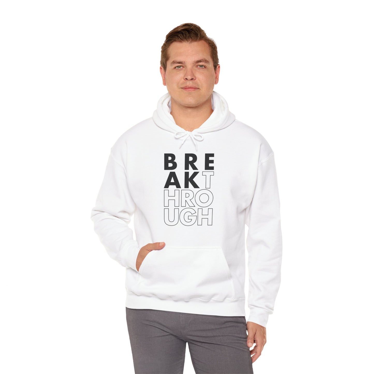 “Breakthrough” Unisex Heavy Blend™ Hooded Sweatshirt