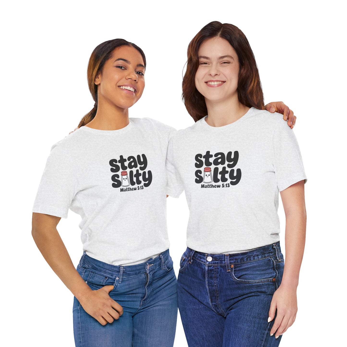 "Stay Salty" Women's Jersey Short Sleeve Tee