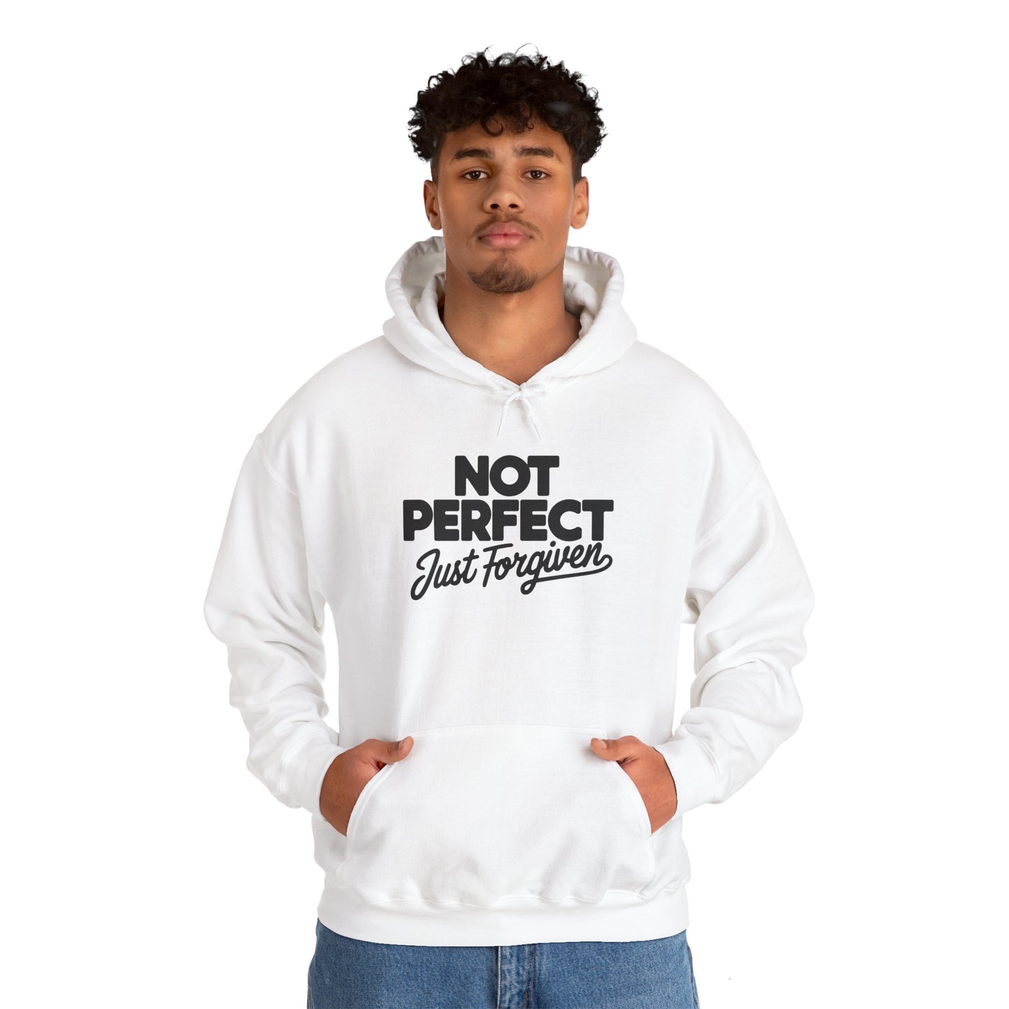 “Not Perfect” Unisex Heavy Blend™ Hooded Sweatshirt