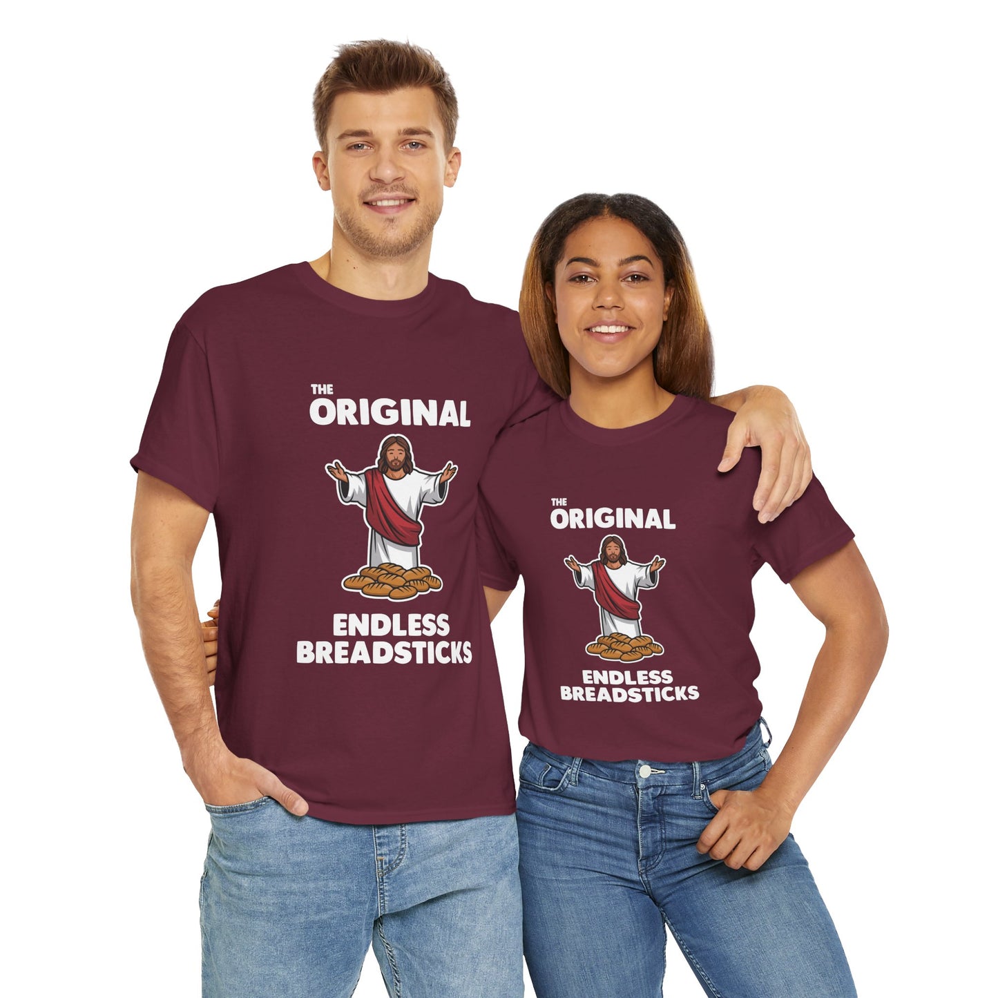 "Endless Breadsticks" Unisex Heavy Cotton Tee