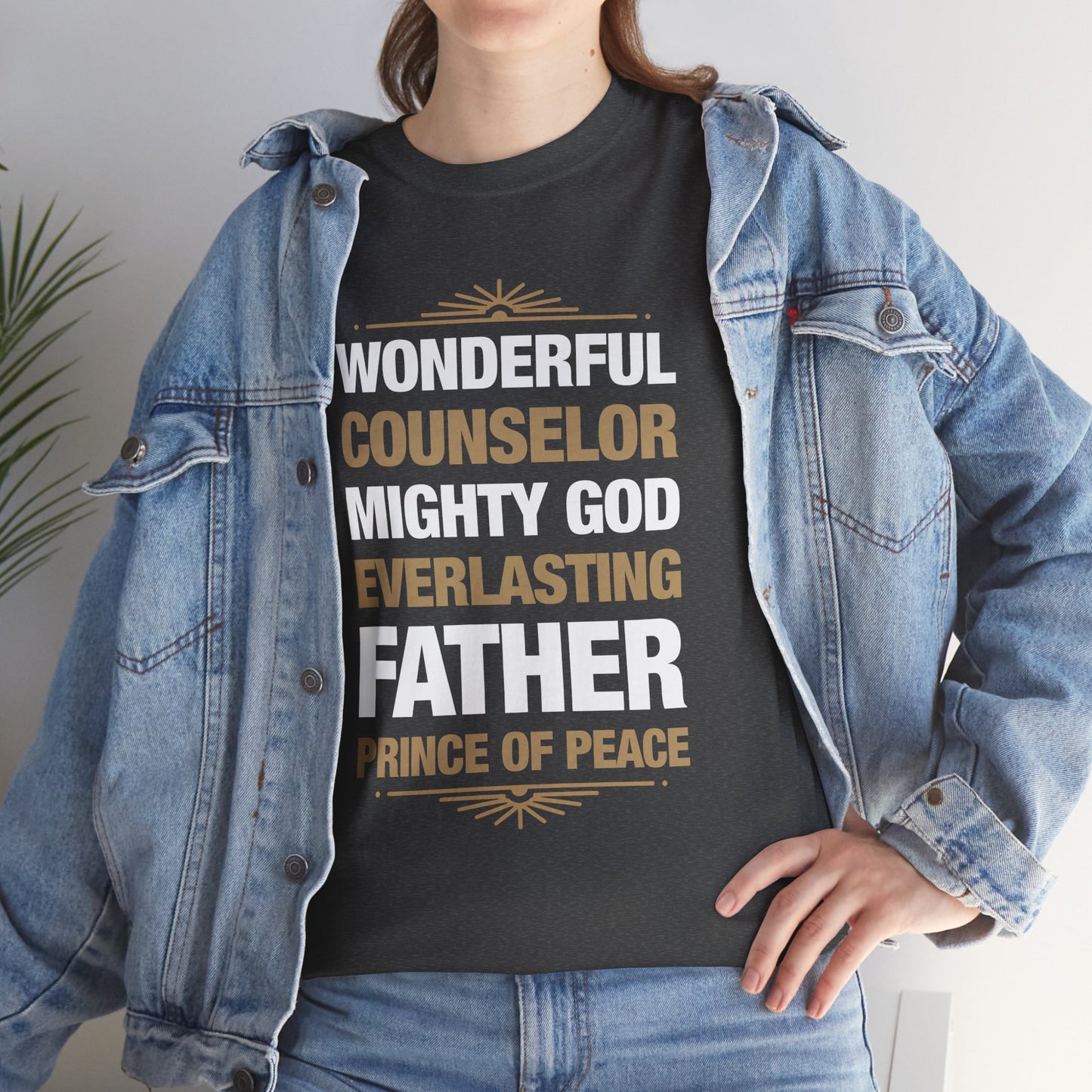 "Titles of Christ" Unisex Heavy Cotton Tee