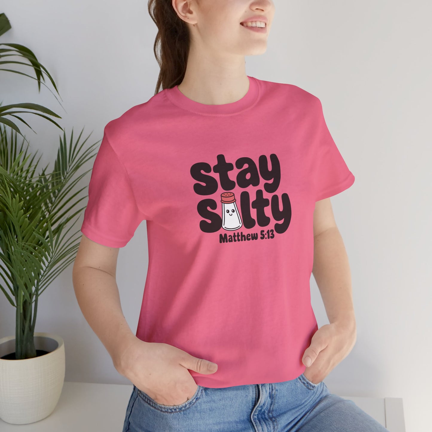 "Stay Salty" Women's Jersey Short Sleeve Tee