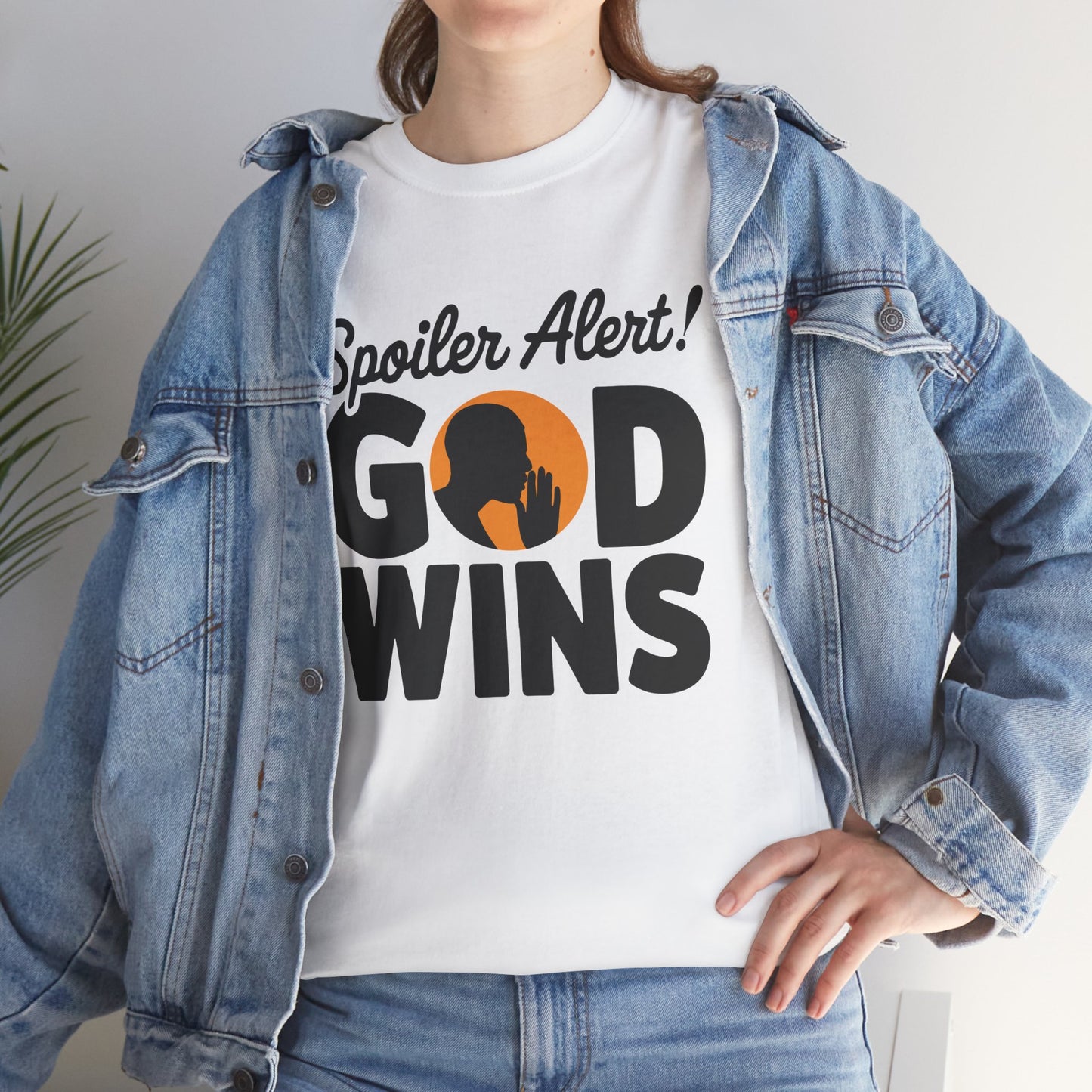 "God Wins" Unisex Heavy Cotton Tee
