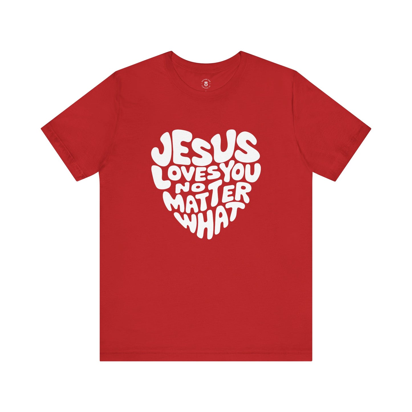 "Jesus Loves You" Women's Jersey Short Sleeve Tee