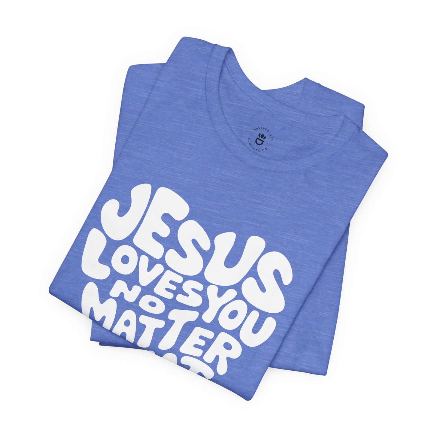 "Jesus Loves You" Women's Jersey Short Sleeve Tee
