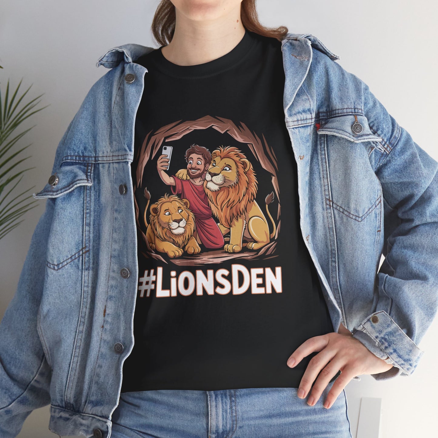 "#LionsDen" Unisex Heavy Cotton Tee