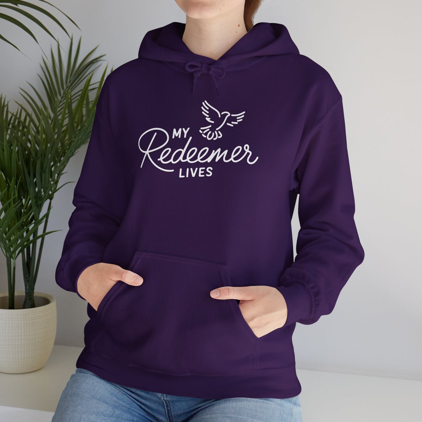 “My Redeemer” Unisex Heavy Blend™ Hooded Sweatshirt