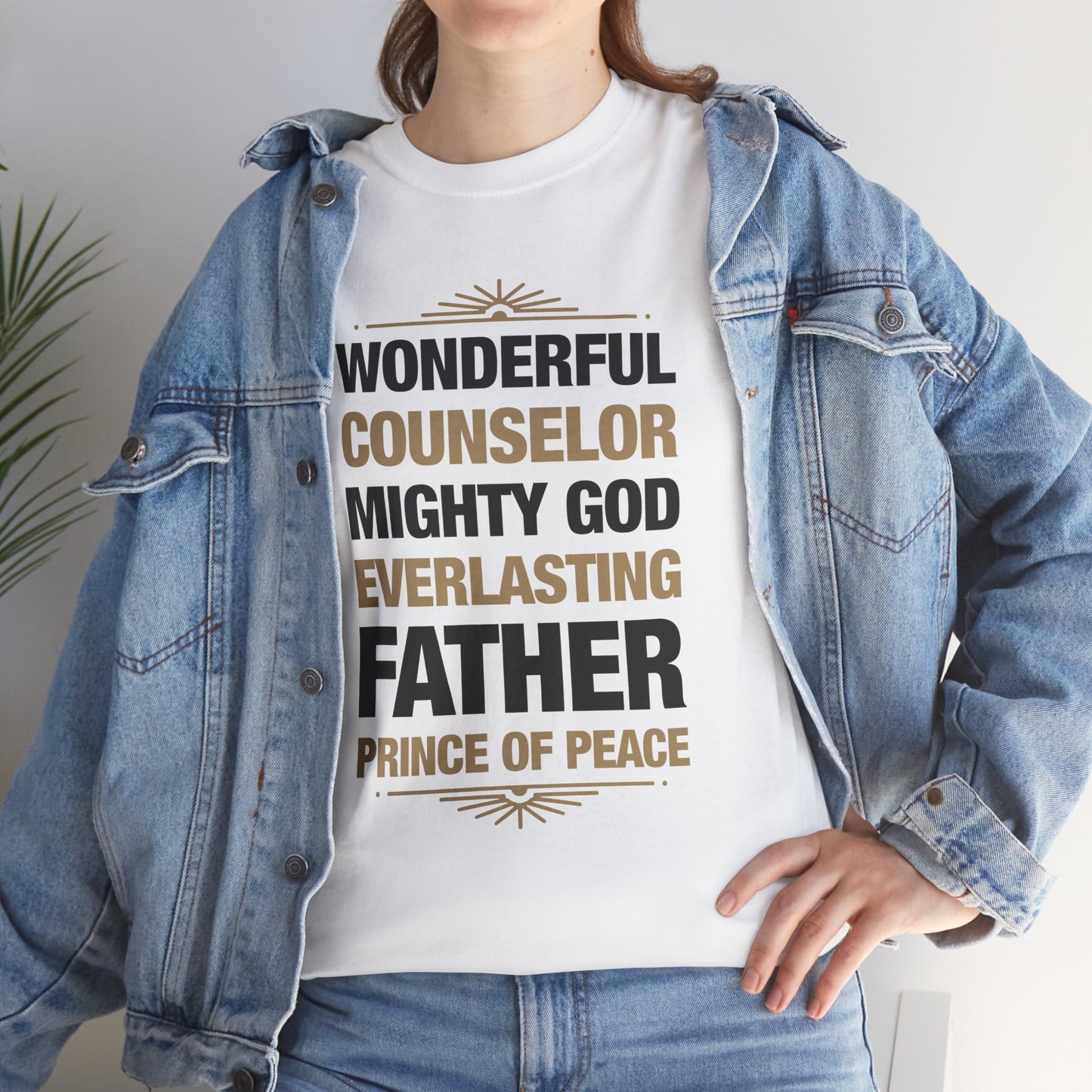 "Titles of Christ" Unisex Heavy Cotton Tee