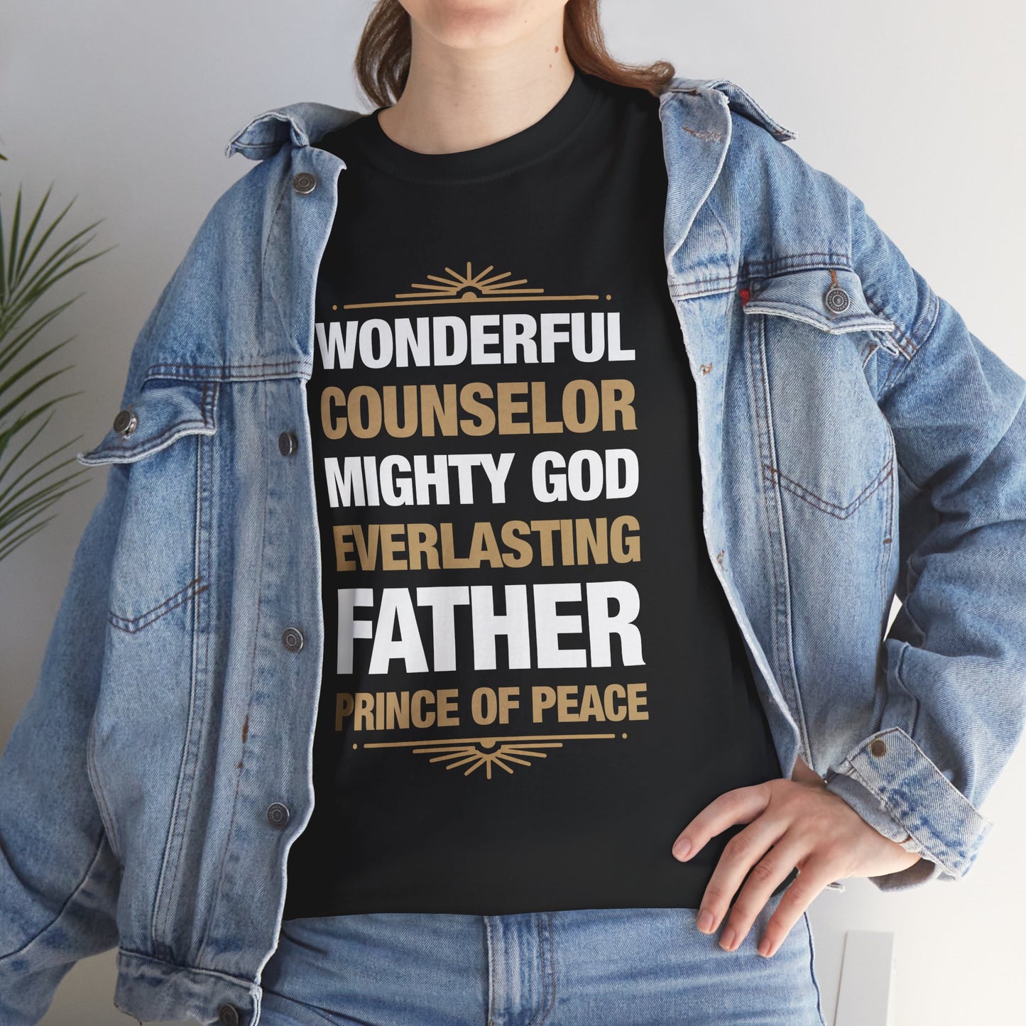 "Titles of Christ" Unisex Heavy Cotton Tee