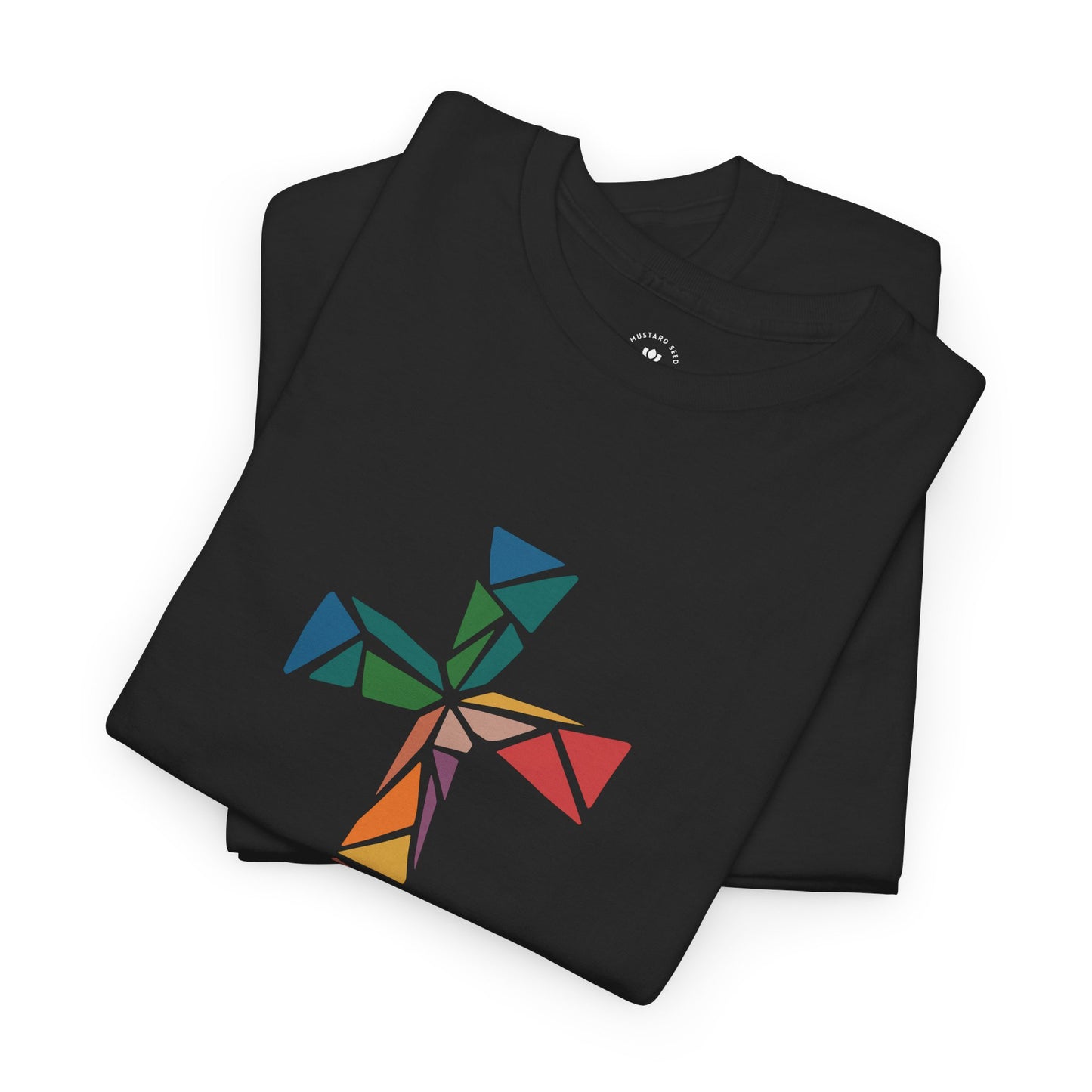 "Mosaic Cross" Unisex Heavy Cotton Tee