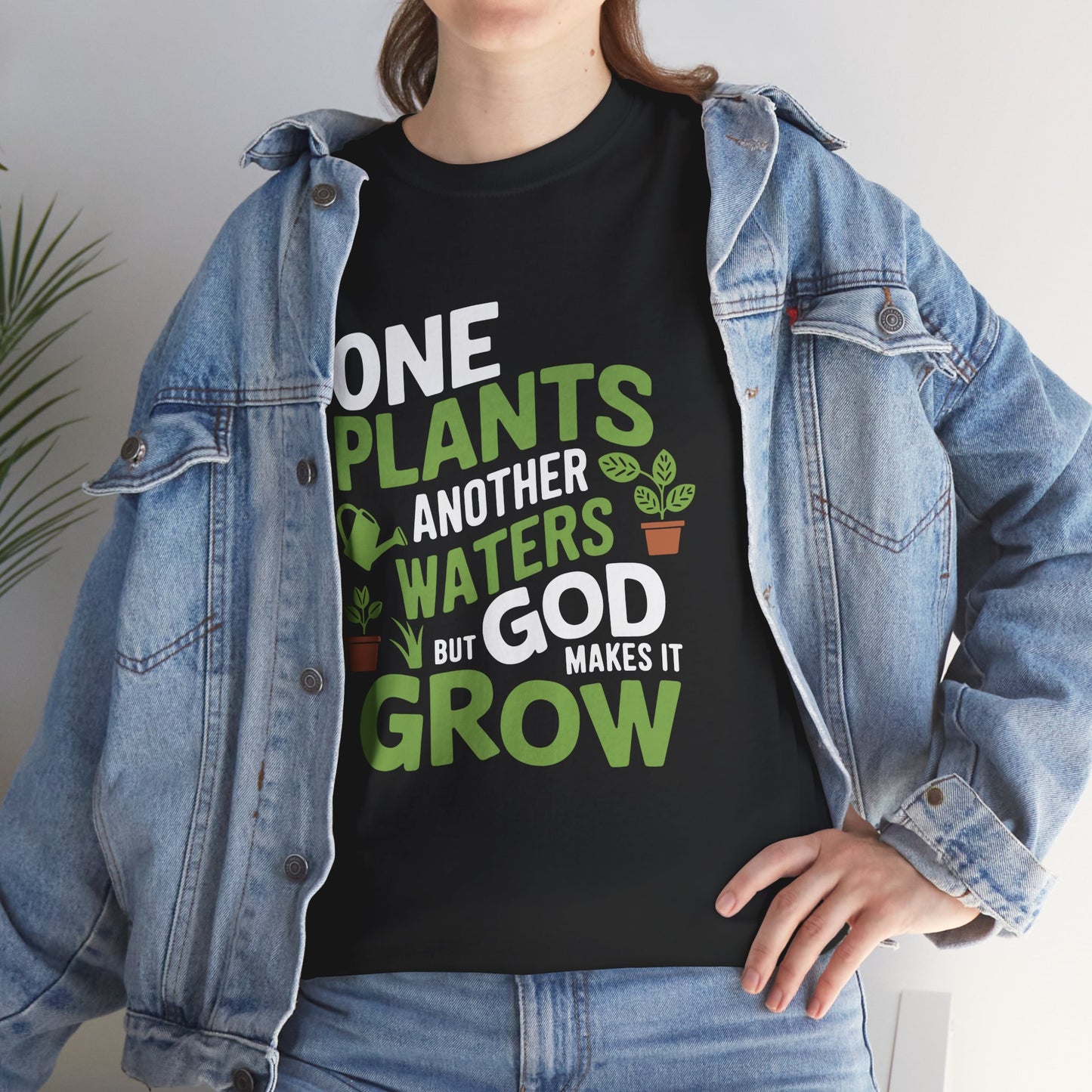 "One Plants" Unisex Heavy Cotton Tee