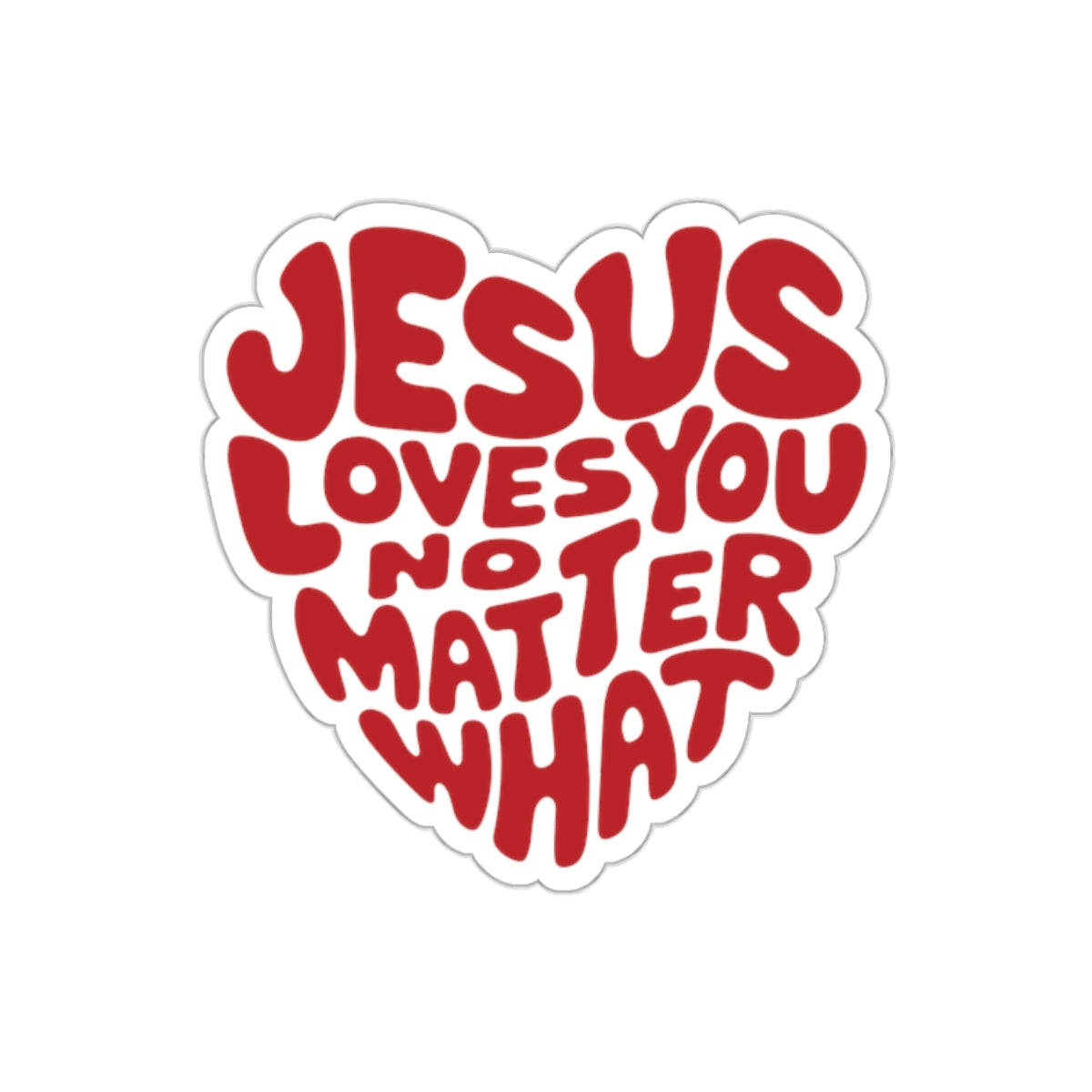 Jesus Loves You Sticker
