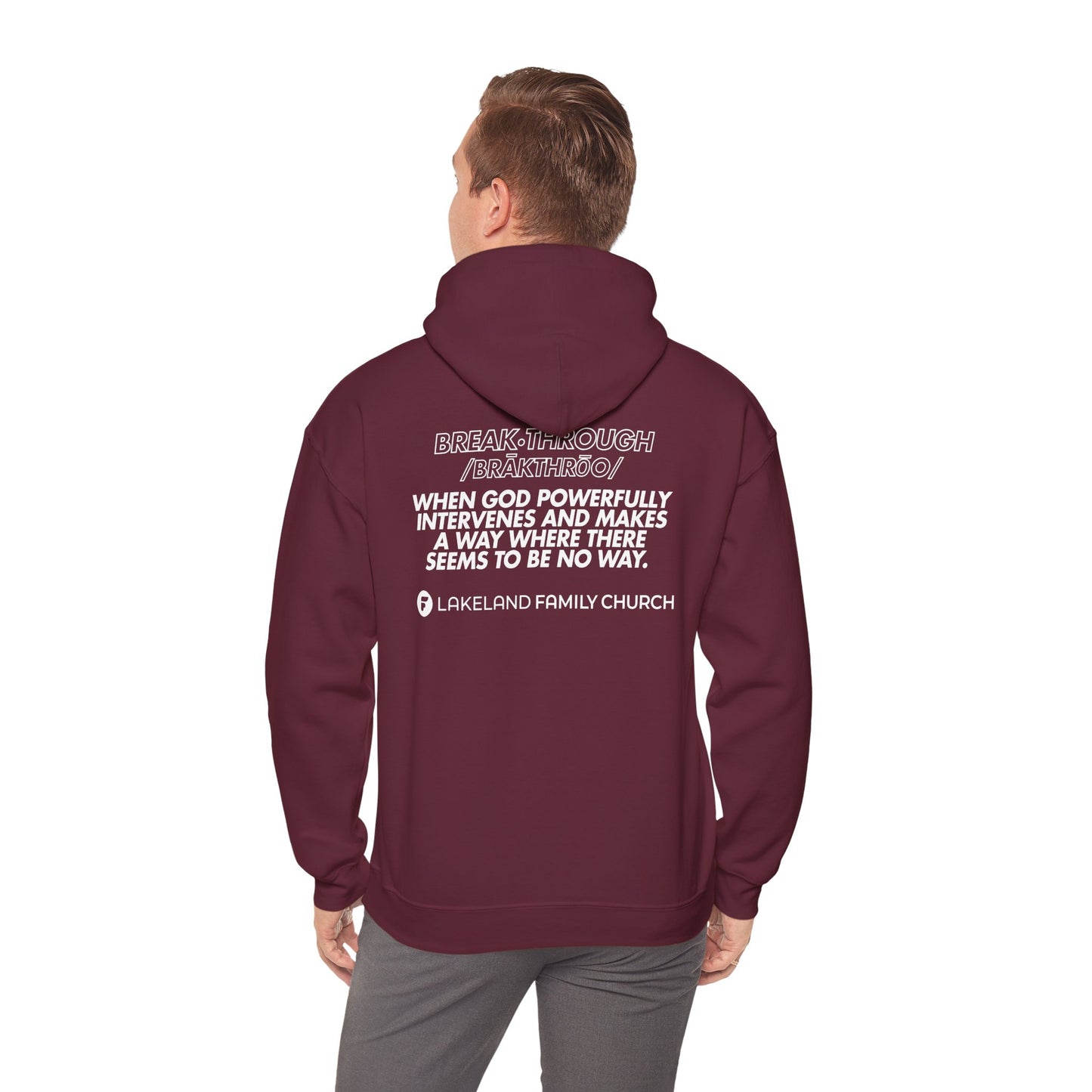 “Breakthrough” Unisex Heavy Blend™ Hooded Sweatshirt