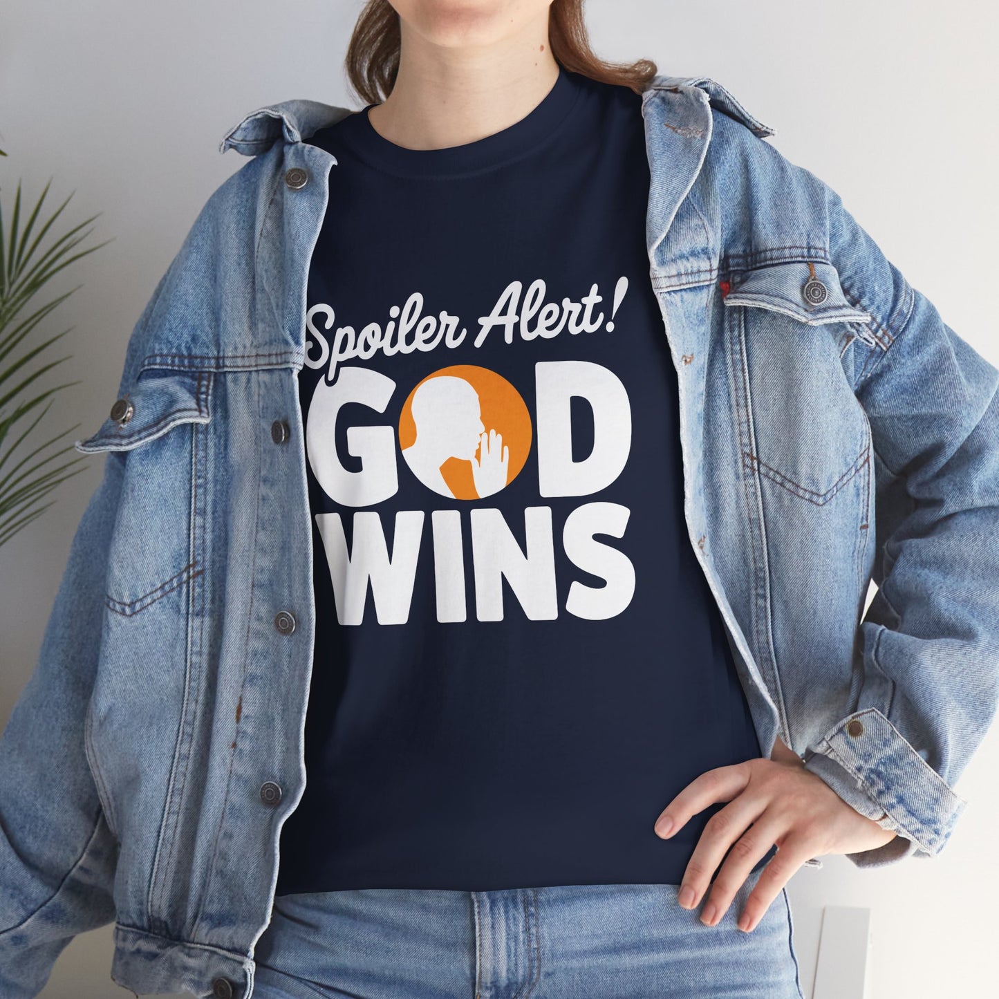"God Wins" Unisex Heavy Cotton Tee
