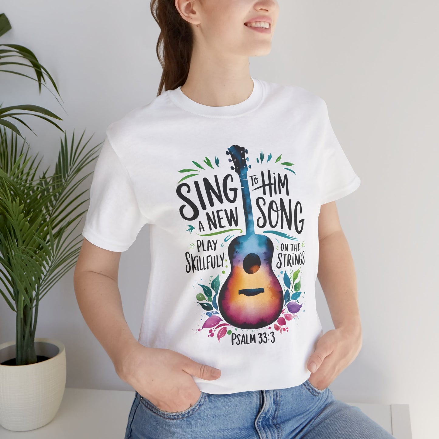 "Sing A New Song" Women's Jersey Short Sleeve Tee