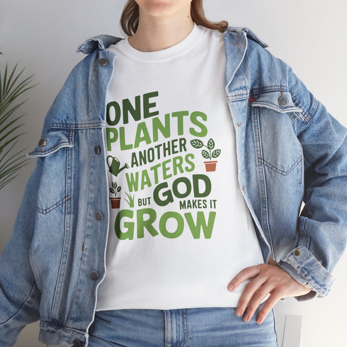 "One Plants" Unisex Heavy Cotton Tee