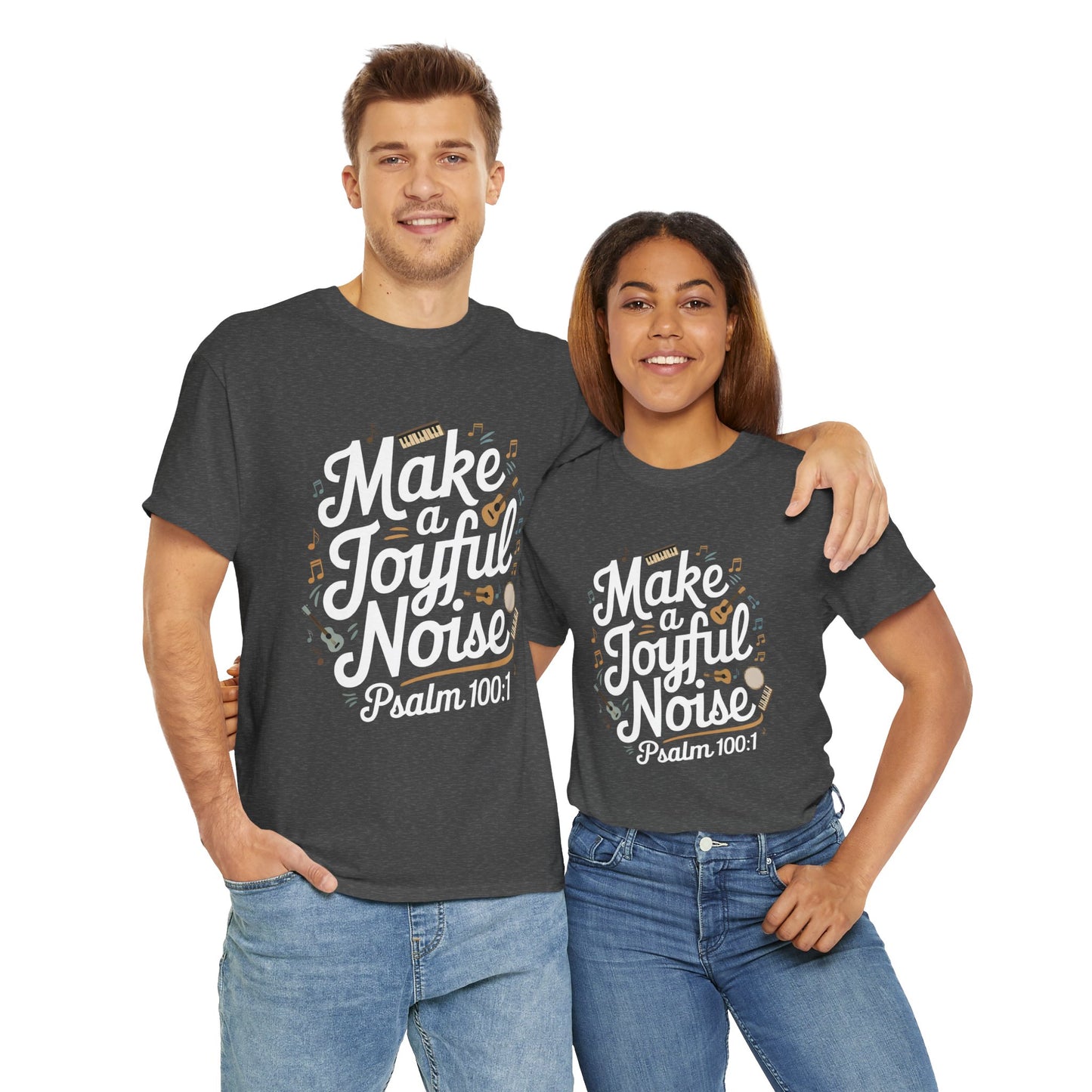 "Joyful Noise" Unisex Heavy Cotton Tee