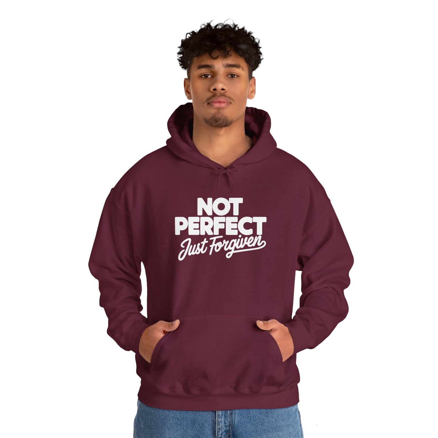 “Not Perfect” Unisex Heavy Blend™ Hooded Sweatshirt