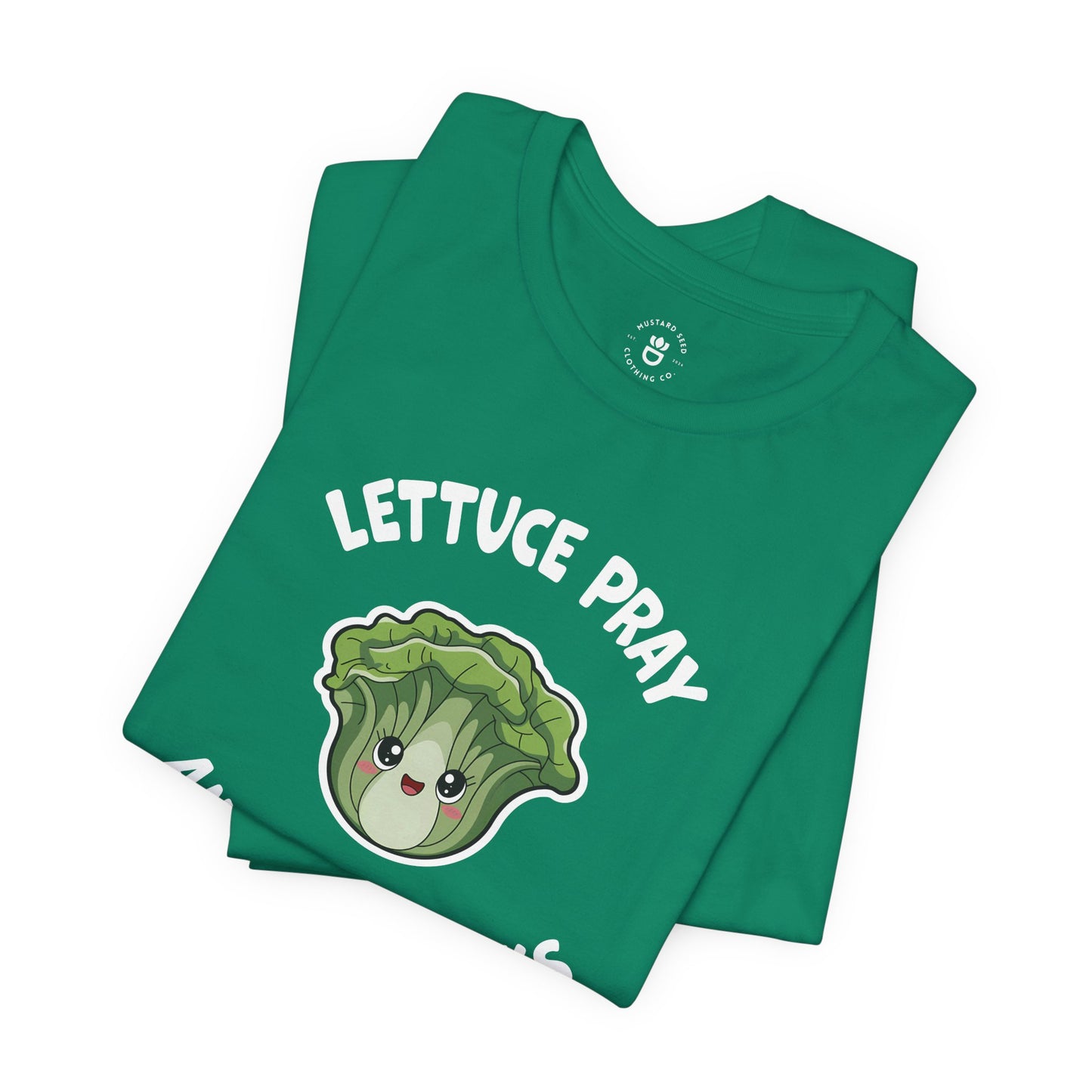 "Lettuce Pray" Women's Jersey Short Sleeve Tee