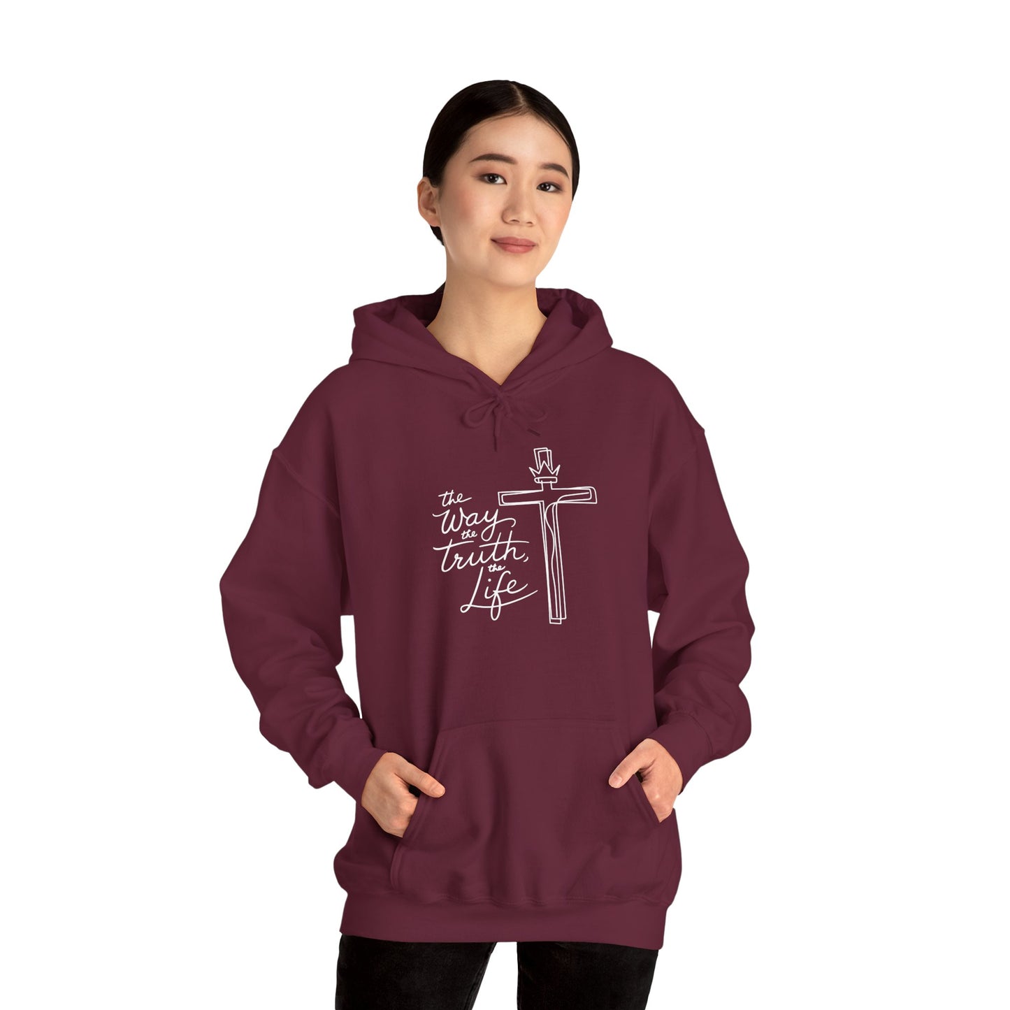 “The Way” Women's Heavy Blend™ Hooded Sweatshirt